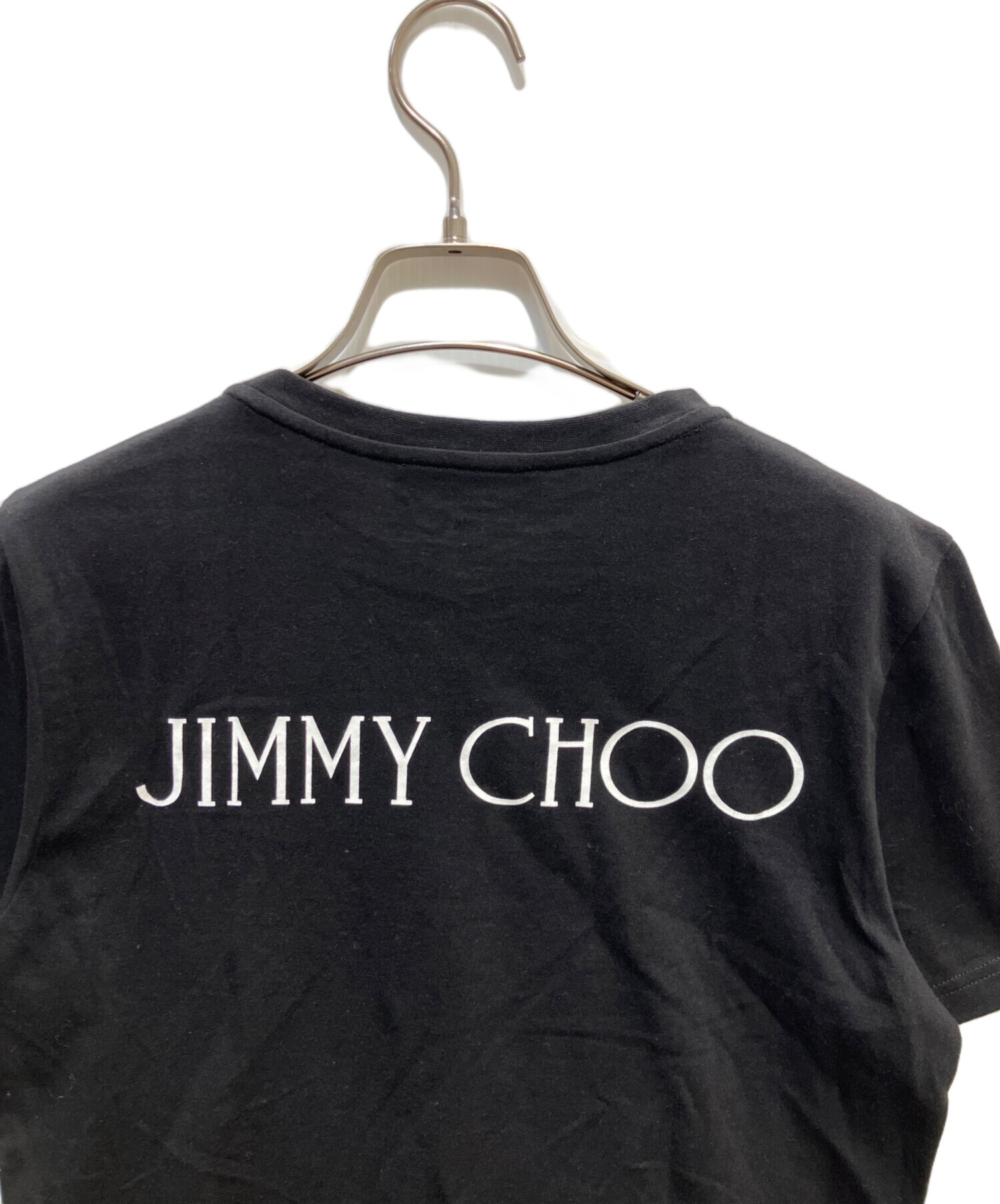中古・古着通販】JIMMY CHOO (ジミーチュウ) プリントTシャツ ブラック