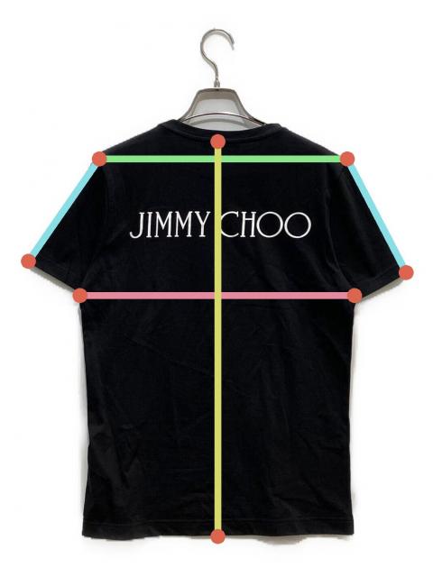 中古・古着通販】JIMMY CHOO (ジミーチュウ) プリントTシャツ ブラック