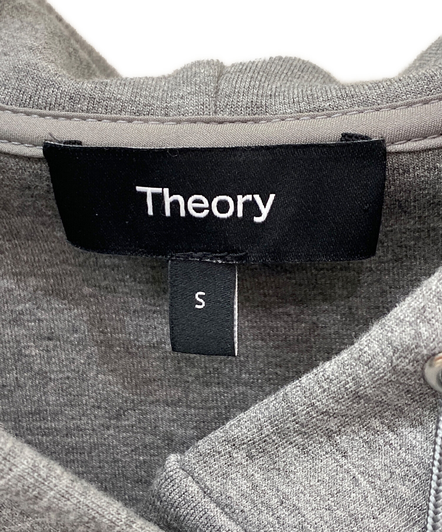 中古・古着通販】theory (セオリー) Knit Double Hood Jacket グレー
