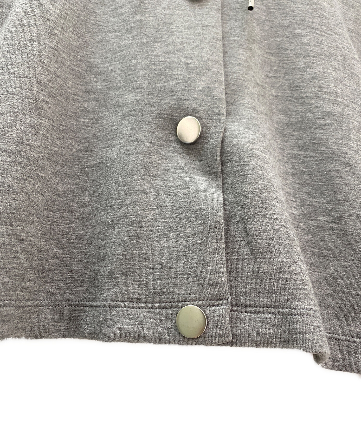 中古・古着通販】theory (セオリー) Knit Double Hood Jacket グレー