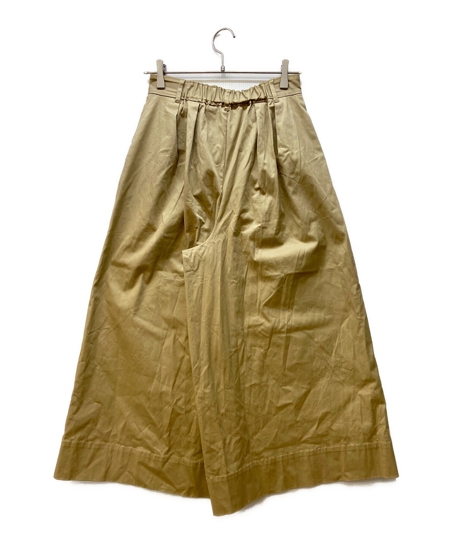 CADUNE新品タグ付きチノパンツ 中古・古着通販】CADUNE (カデュネ) ワイドタックチノパン ベージュ