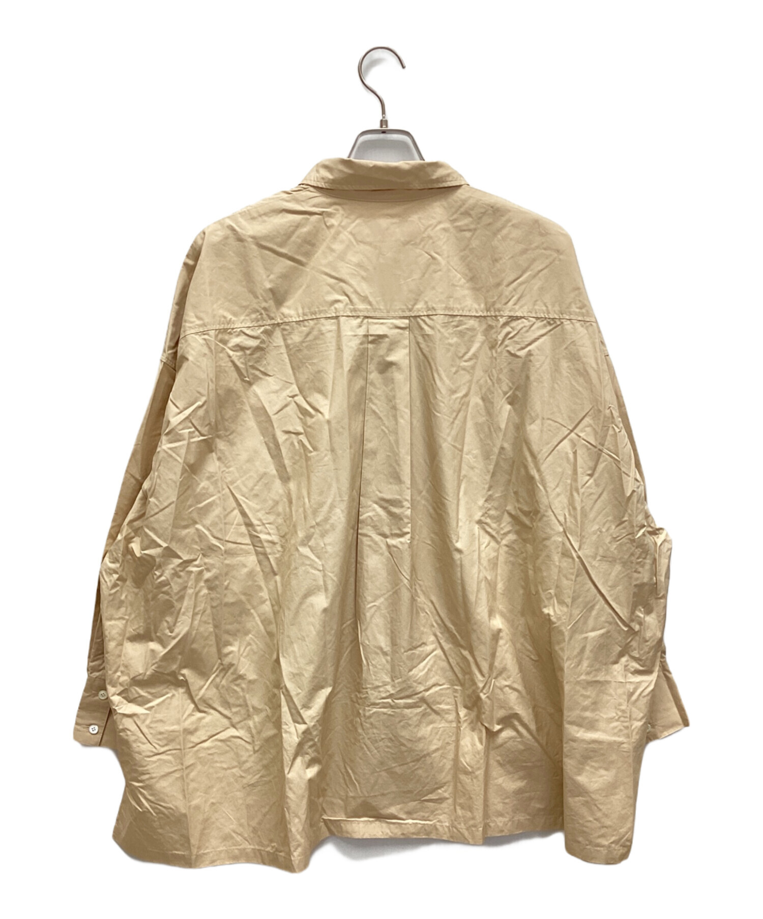 中古・古着通販】Plage (プラージュ) typewriter wide shirt ベージュ