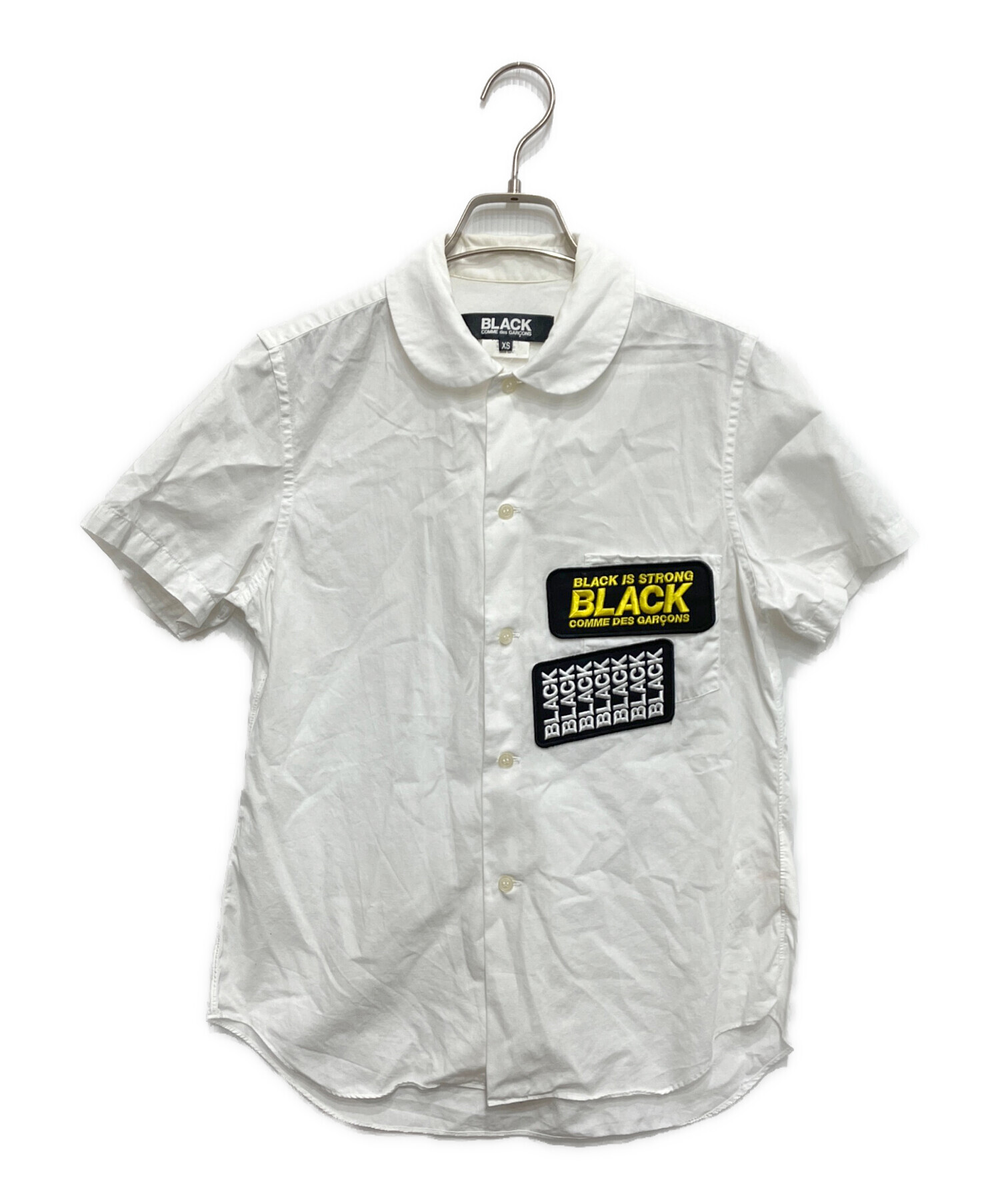 COMME des GARÇONS丸襟 半袖ブラウス コムコムAD2012 中古・古着通販】BLACK COMME des GARCONS (ブラックコムデギャルソン