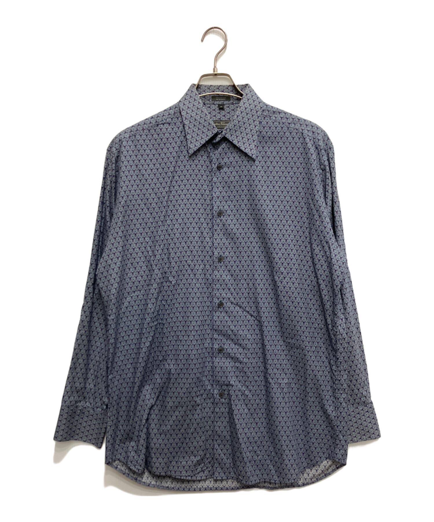 Salvatore Ferragamo - サルヴァトーレ フェラガモ シャツ ブラウス 七分袖 ギャザー コットン 中古・古着通販】Salvatore Ferragamo (サルヴァトーレ フェラガモ) 総