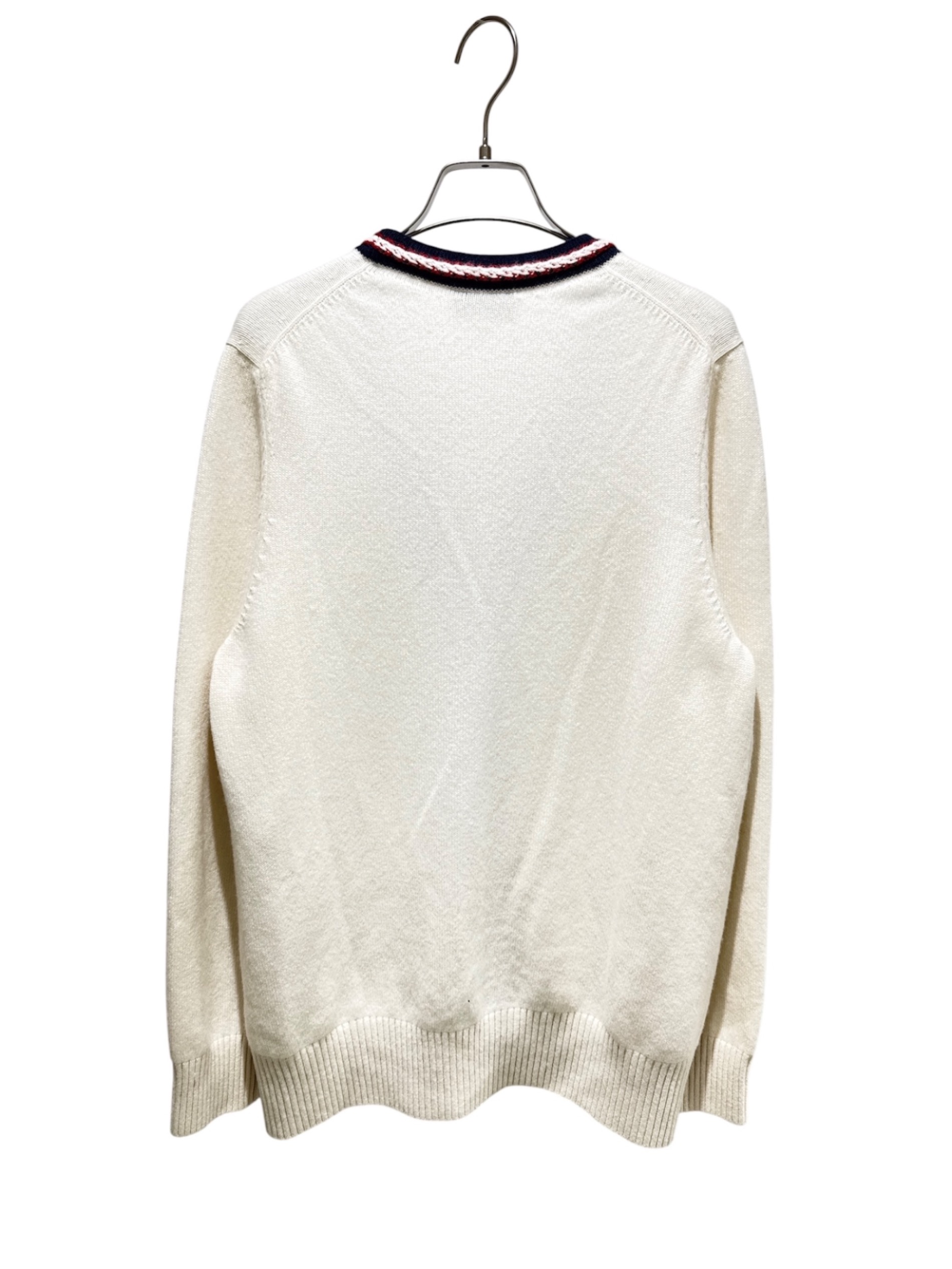 中古・古着通販】CHANEL (シャネル) トリコロールカシミヤカーディガン
