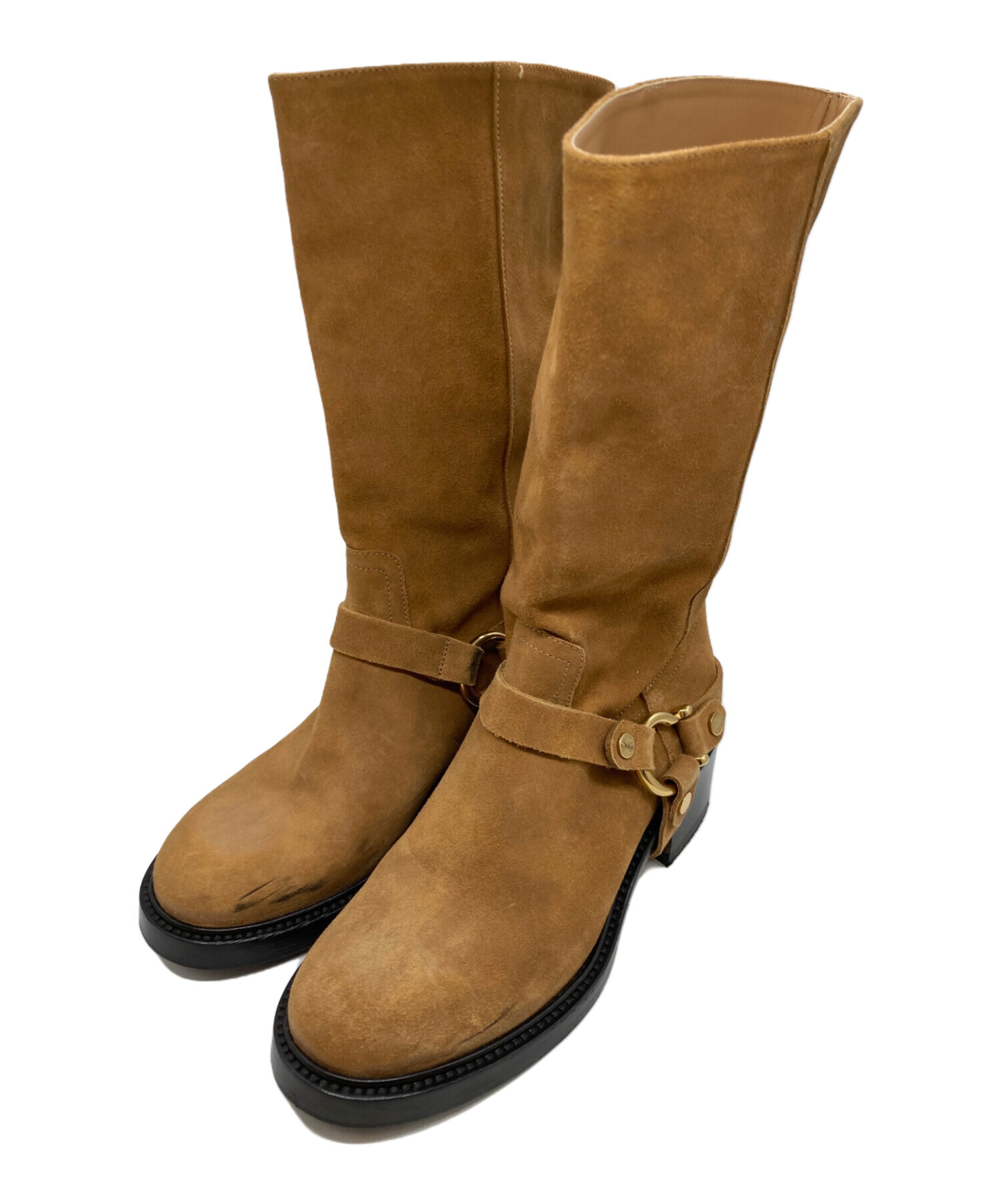 中古・古着通販】Chloe (クロエ) DAKOTA スウェードロングブーツ