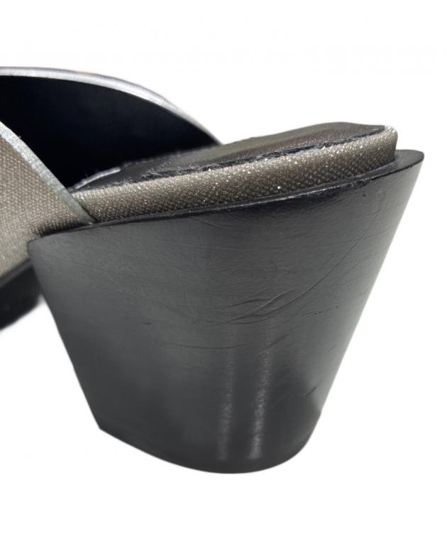 中古・古着通販】JIMMY CHOO (ジミーチュウ) グリッターミュール