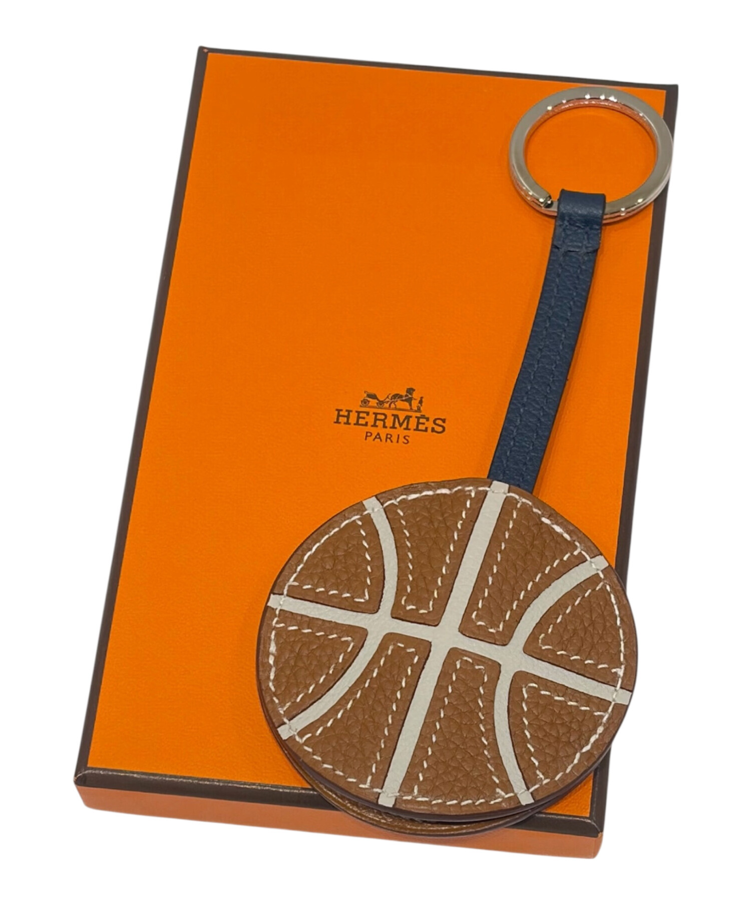 エルメス　バスケットボール　チャーム　HERMES レア 中古・古着通販】HERMES (エルメス) KEY RING BASKETBALL/キーリング