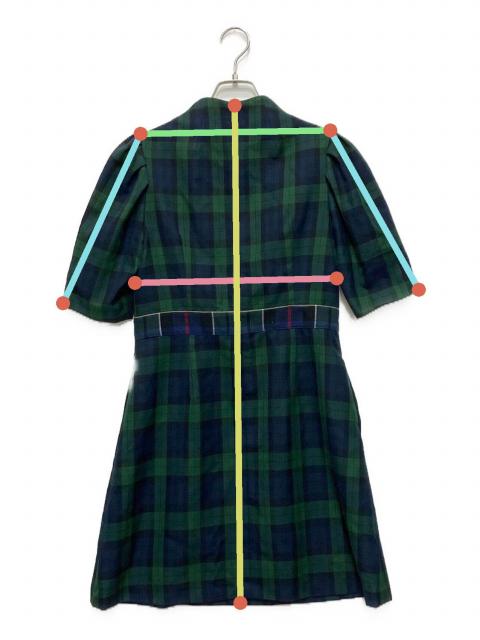 中古・古着通販】PAMEO POSE (パメオポーズ) Plaid Ruffle Mini Dress