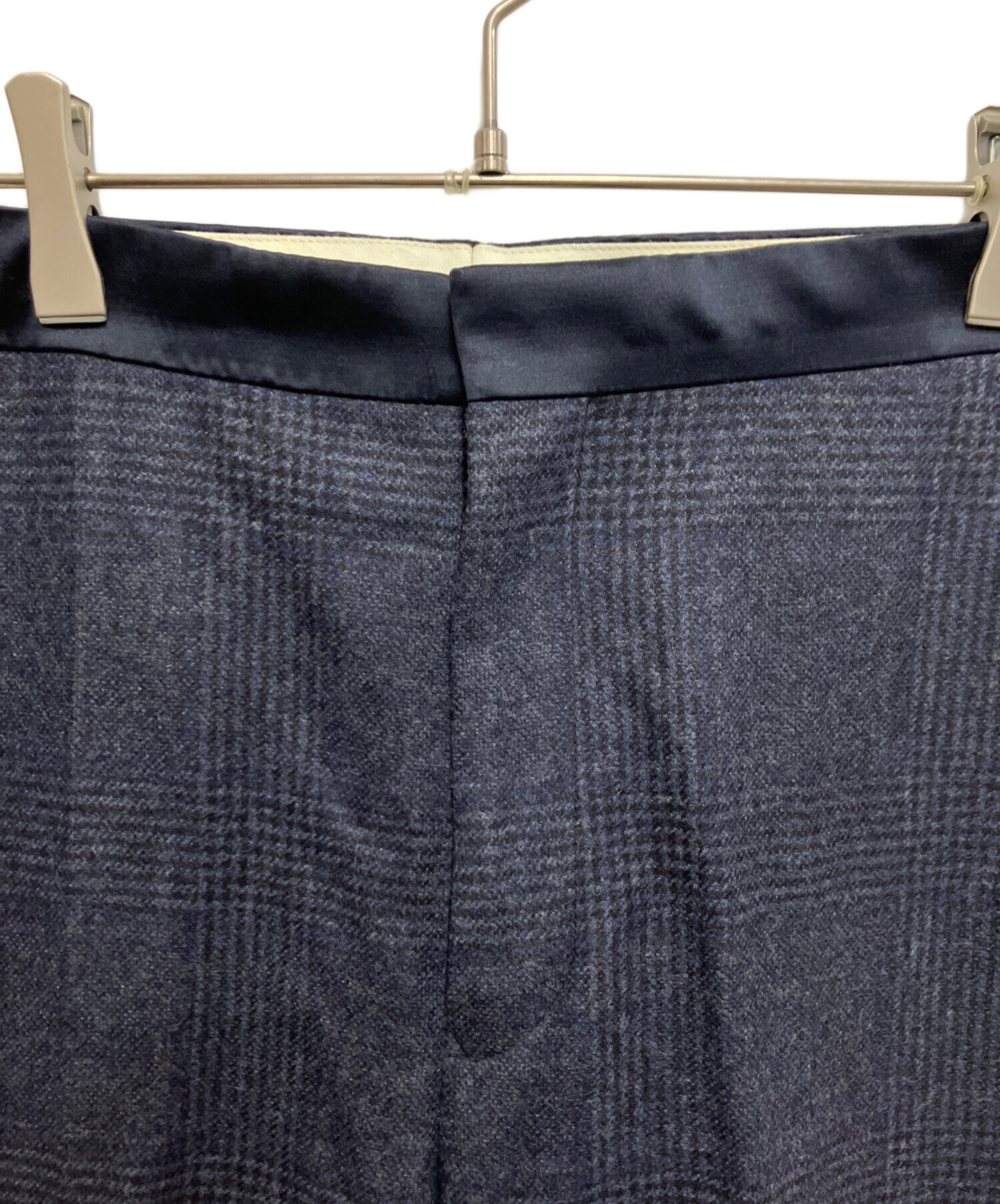 中古・古着通販】DRAWER (ドゥロワー) テーパードパンツ ネイビー