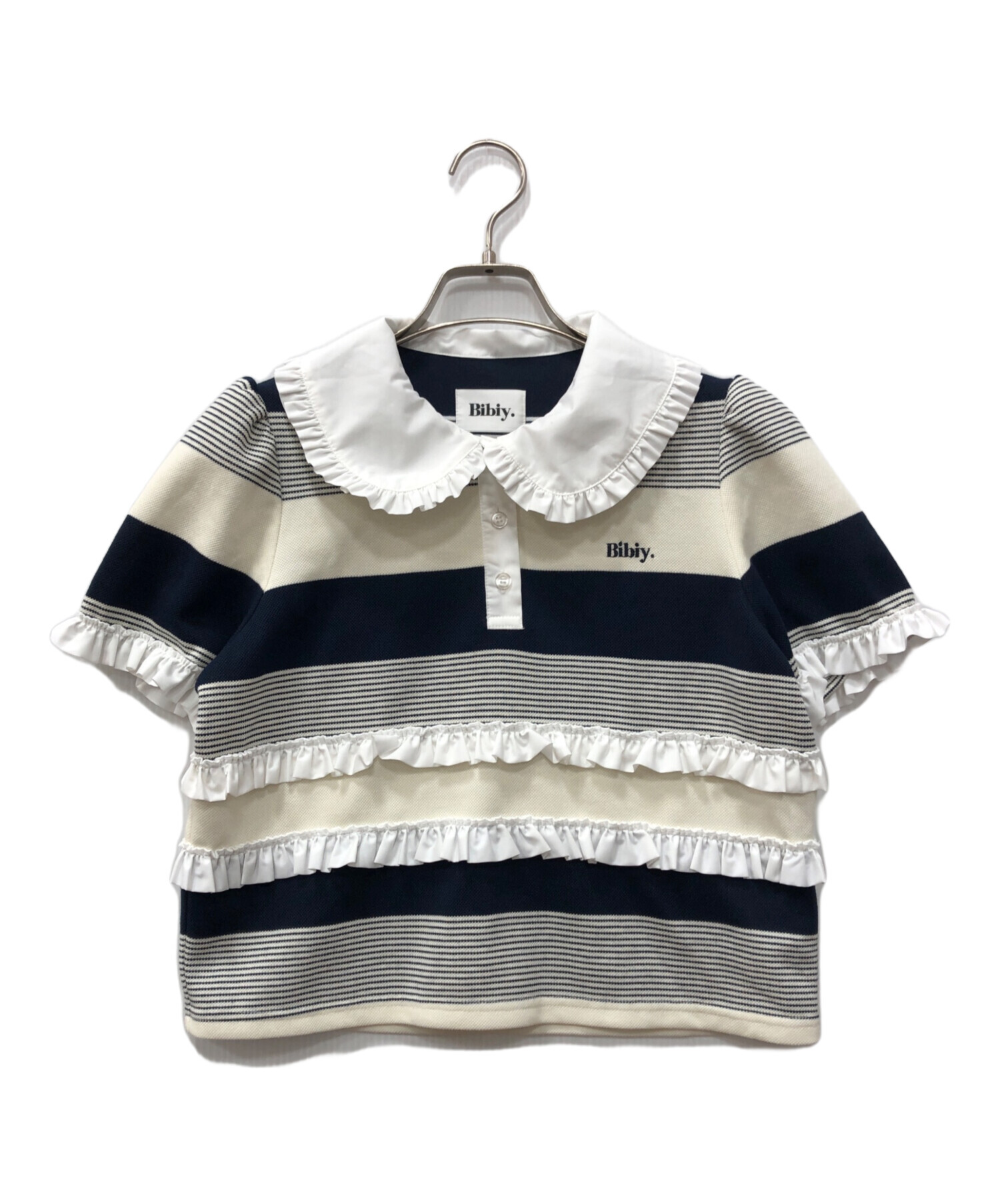 中古・古着通販】Bibiy. (ビビィ) JAMIE FRILL TOP アイボリー