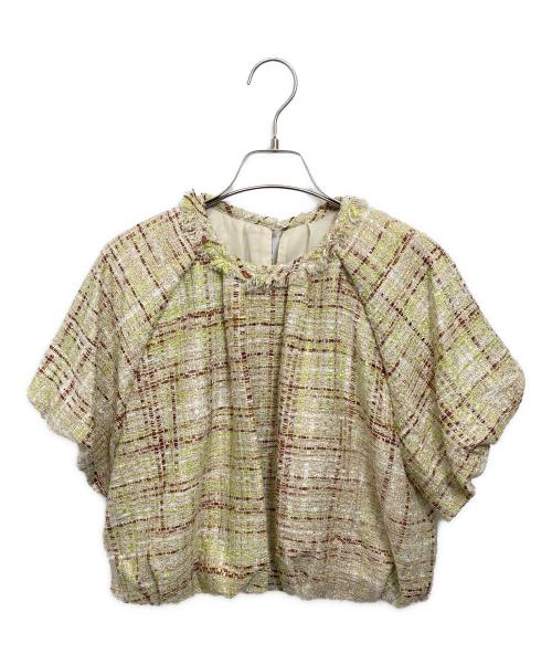 中古・古着通販】BALLSEY (ボールジィ) モザイクツイード パフブラウス