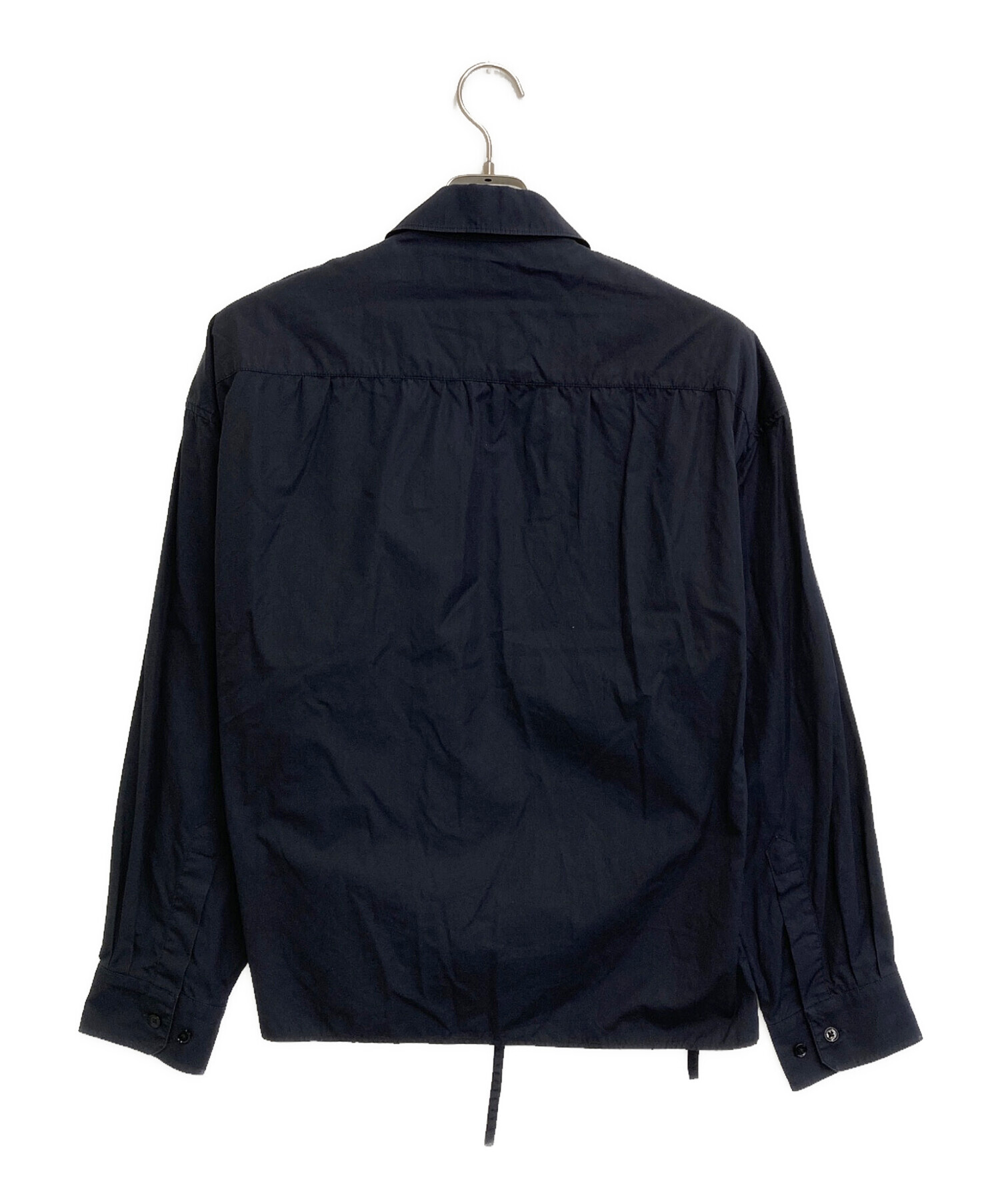 中古・古着通販】LEMAIRE (ルメール) ラップシャツ ネイビー サイズ