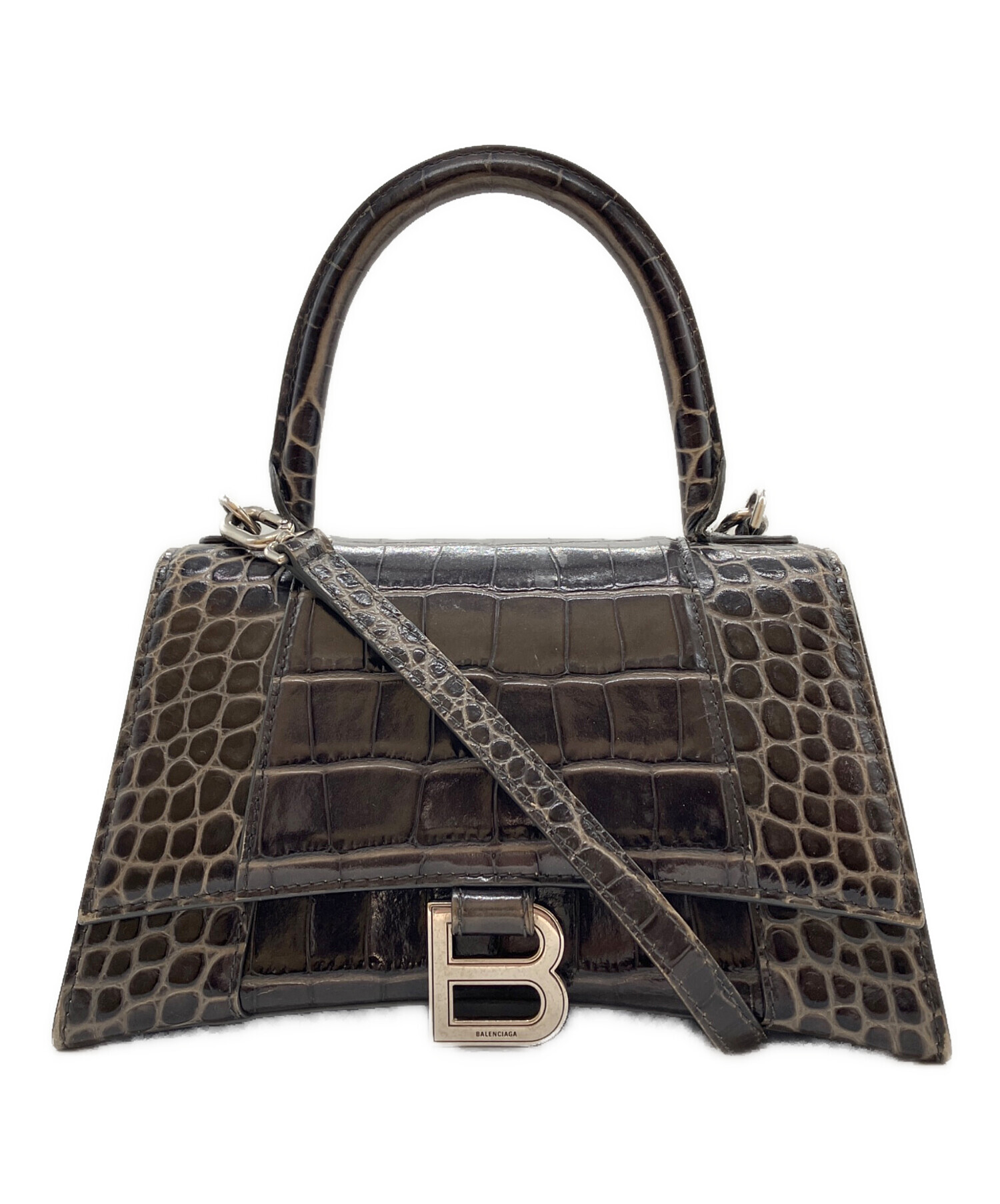 中古・古着通販】BALENCIAGA (バレンシアガ) クロコ型押し 2WAY 