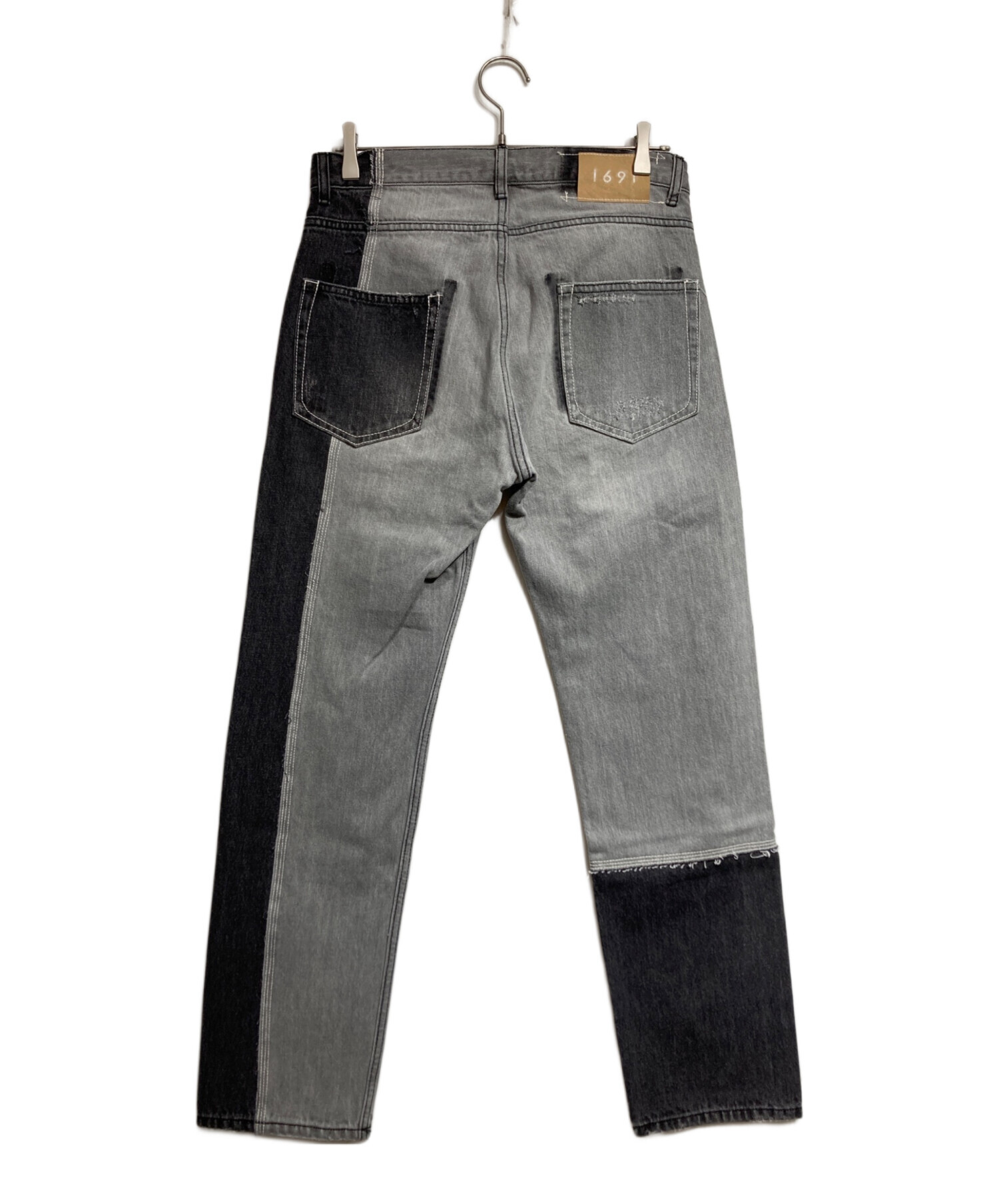 アシタカ様　確認用 中古・古着通販】1691 (イチロクキューイチ) 非対称ストレートパンツ