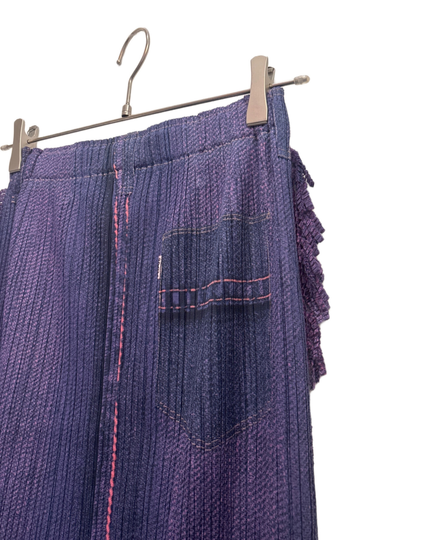 中古・古着通販】PLEATS PLEASE (プリーツプリーズ) デニム転写