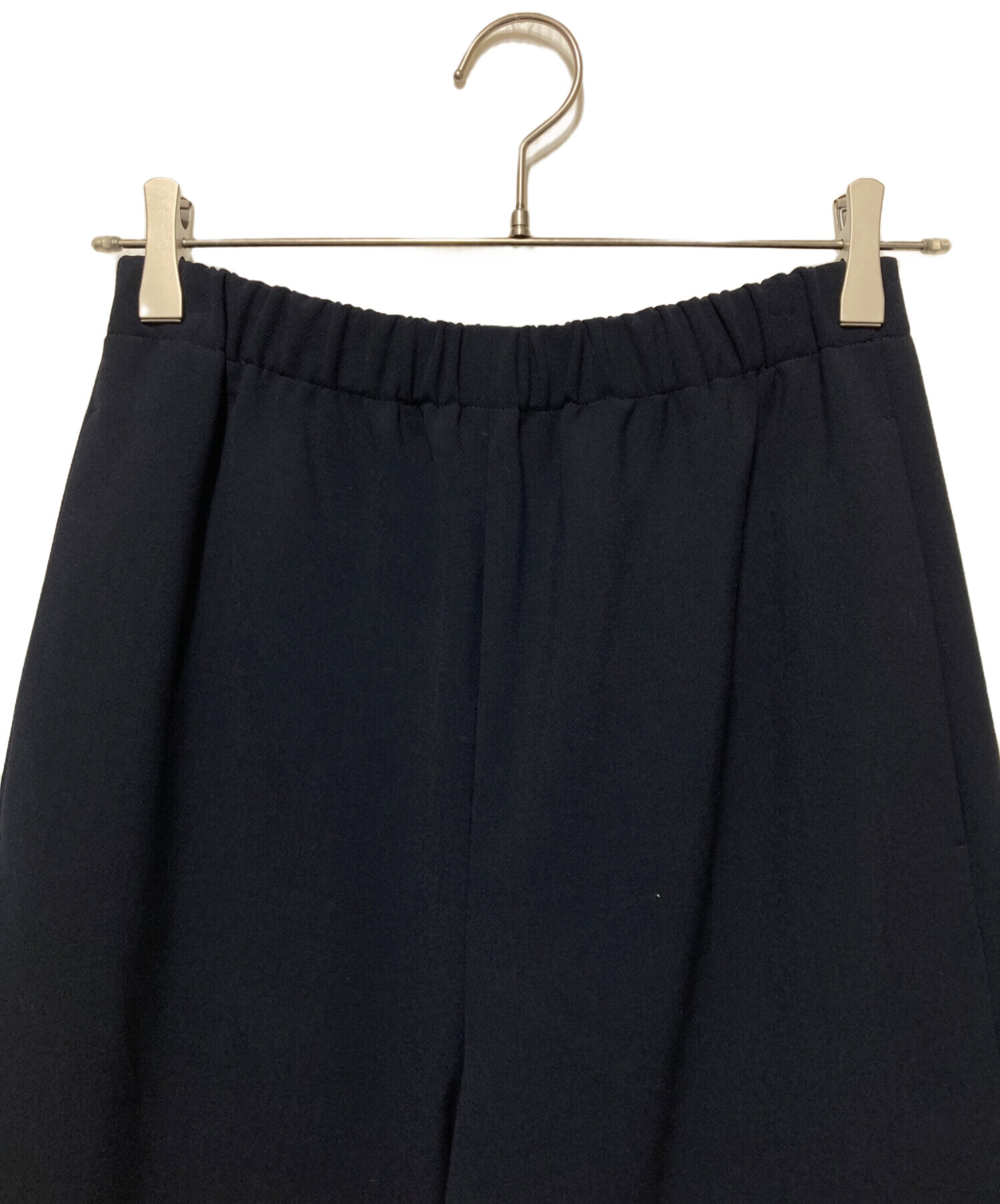 未使用 enfold エンフォルド イージーパンツ 38 ブラック 中古・古着通販】ENFOLD (エンフォルド) パンツ ネイビー サイズ:38