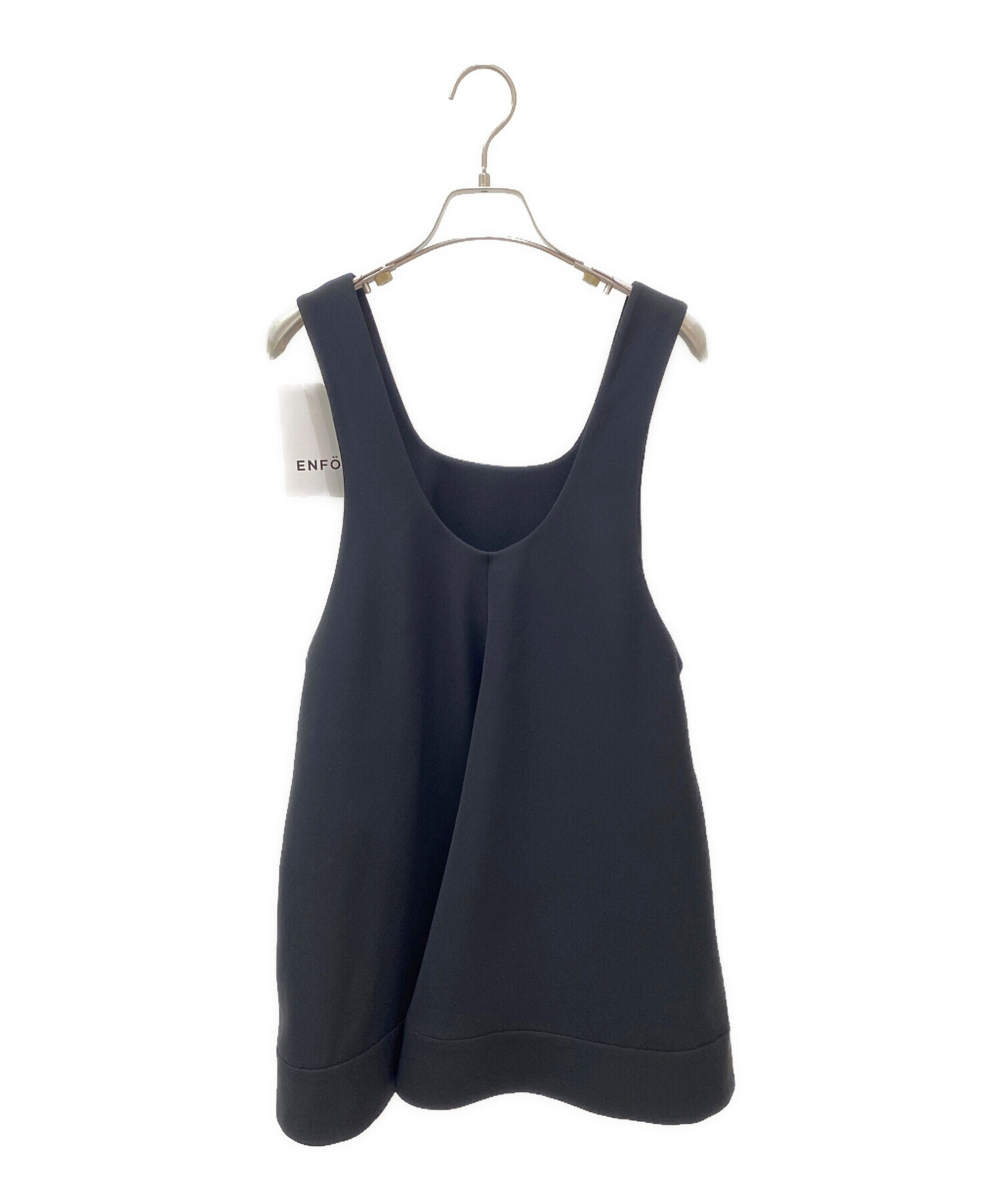 中古・古着通販】ENFOLD (エンフォルド) 2WAY FLARE VEST ブラック
