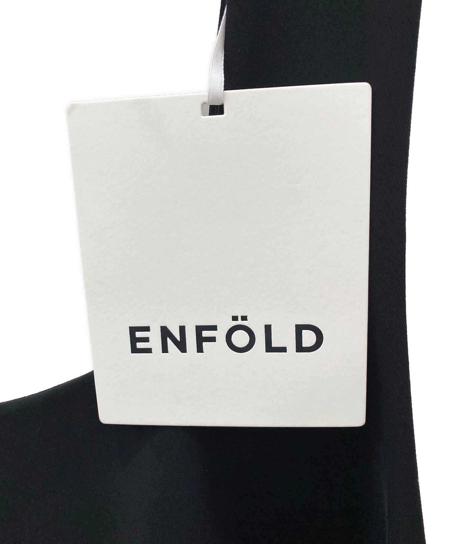 中古・古着通販】ENFOLD (エンフォルド) 2WAY FLARE VEST ブラック