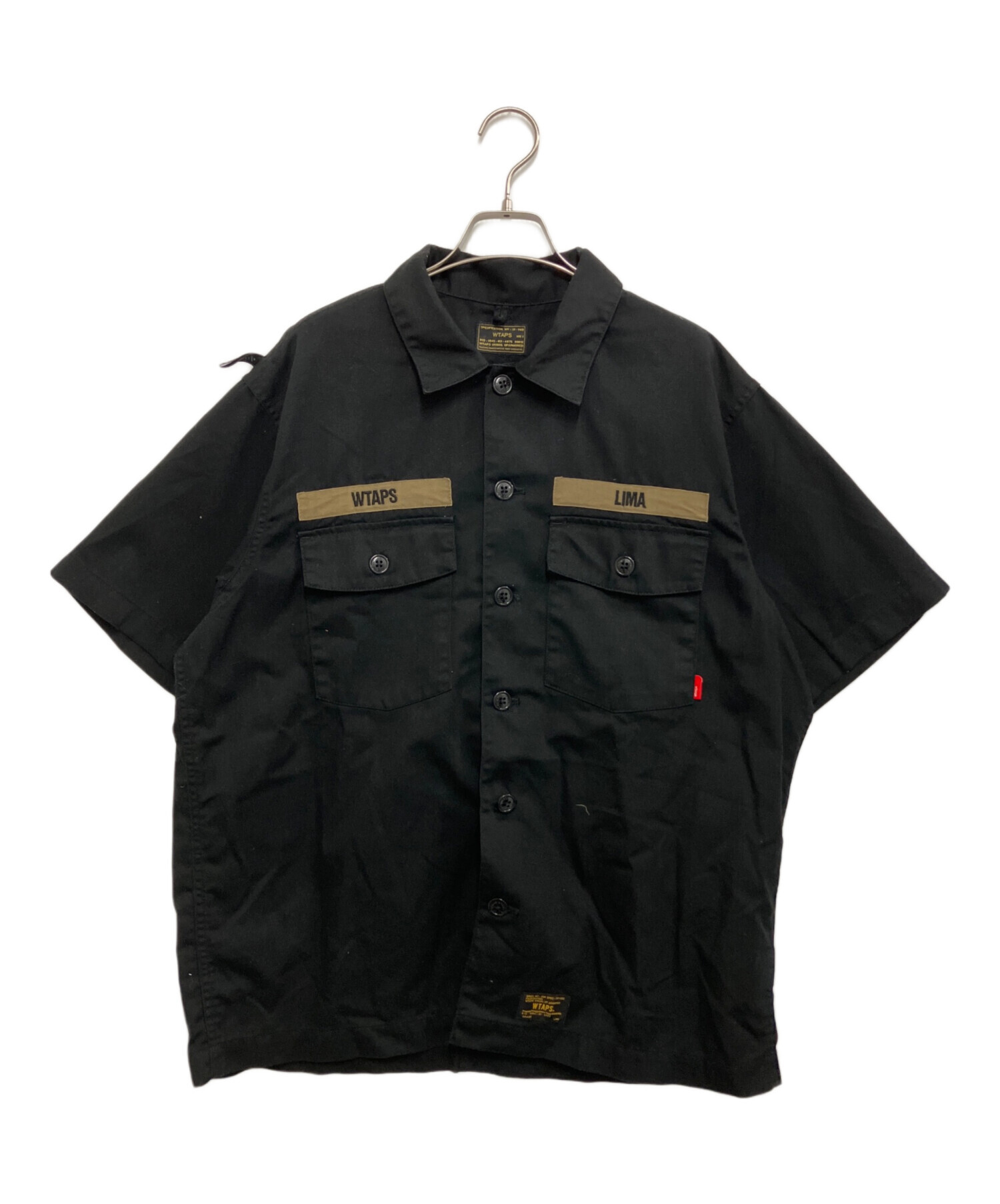 中古・古着通販】WTAPS (ダブルタップス) BUDS SS SHIRT ブラック