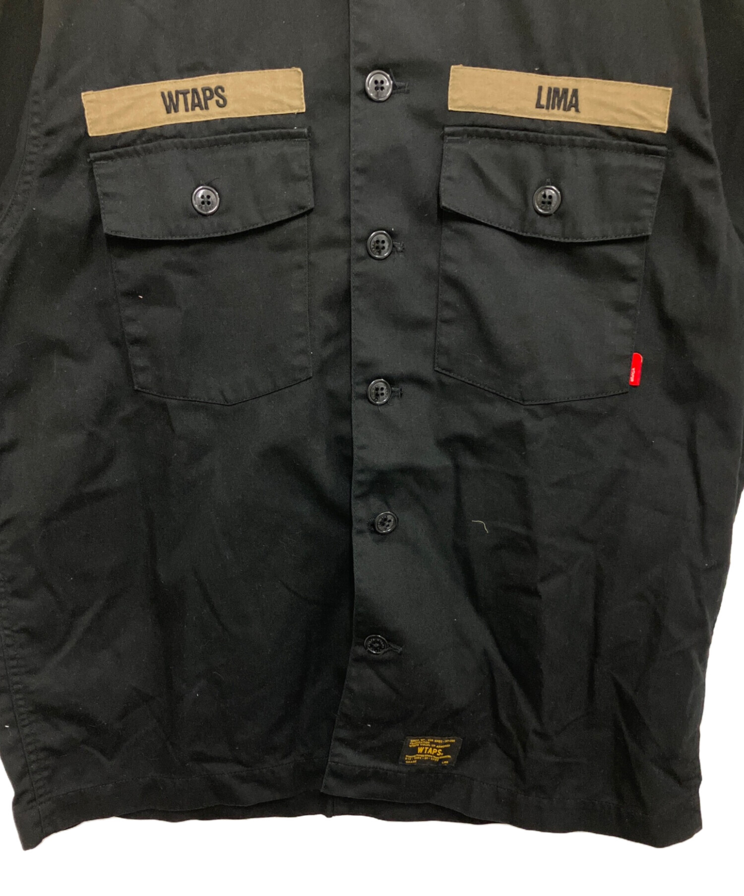 中古・古着通販】WTAPS (ダブルタップス) BUDS SS SHIRT ブラック