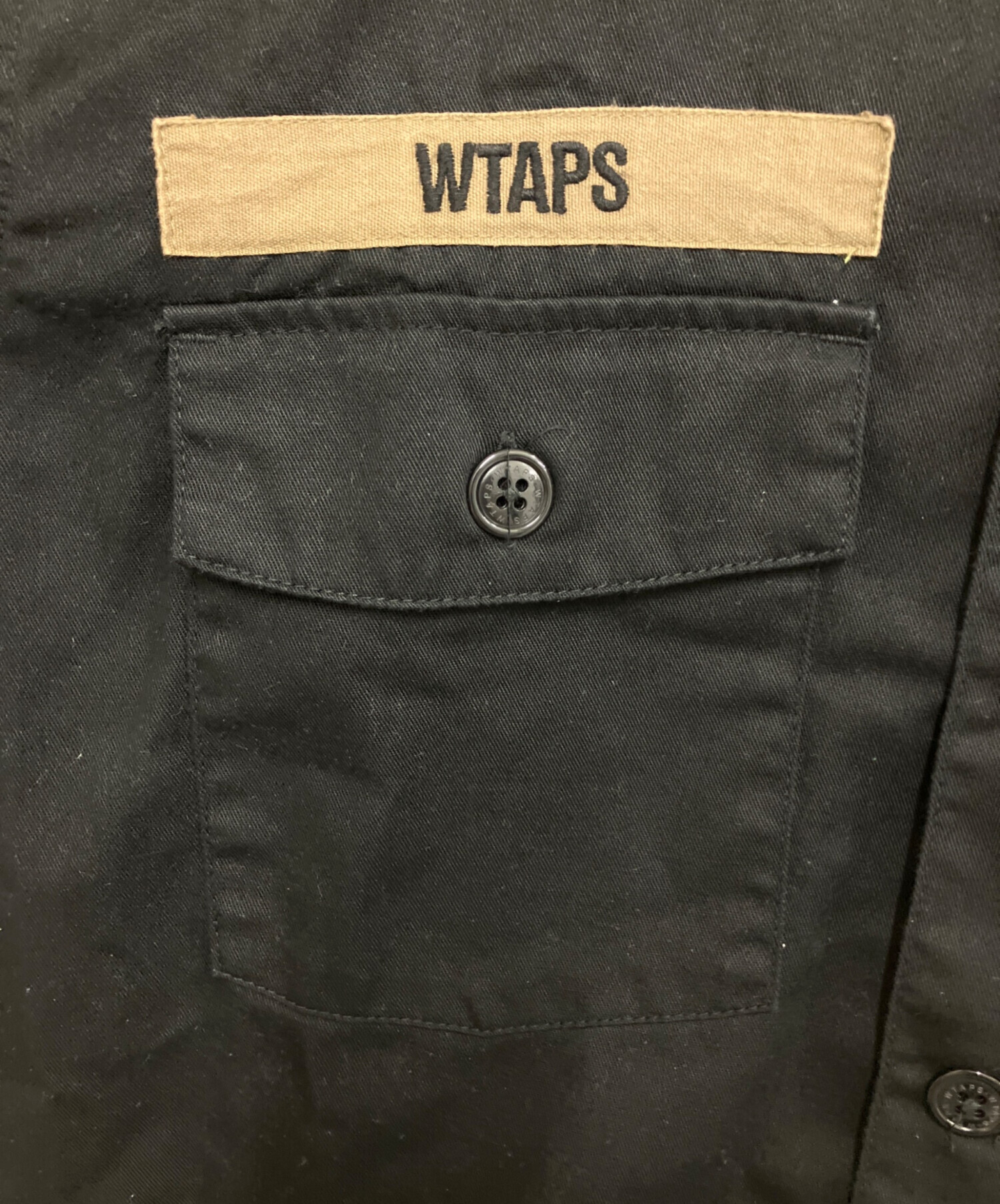 中古・古着通販】WTAPS (ダブルタップス) BUDS SS SHIRT ブラック