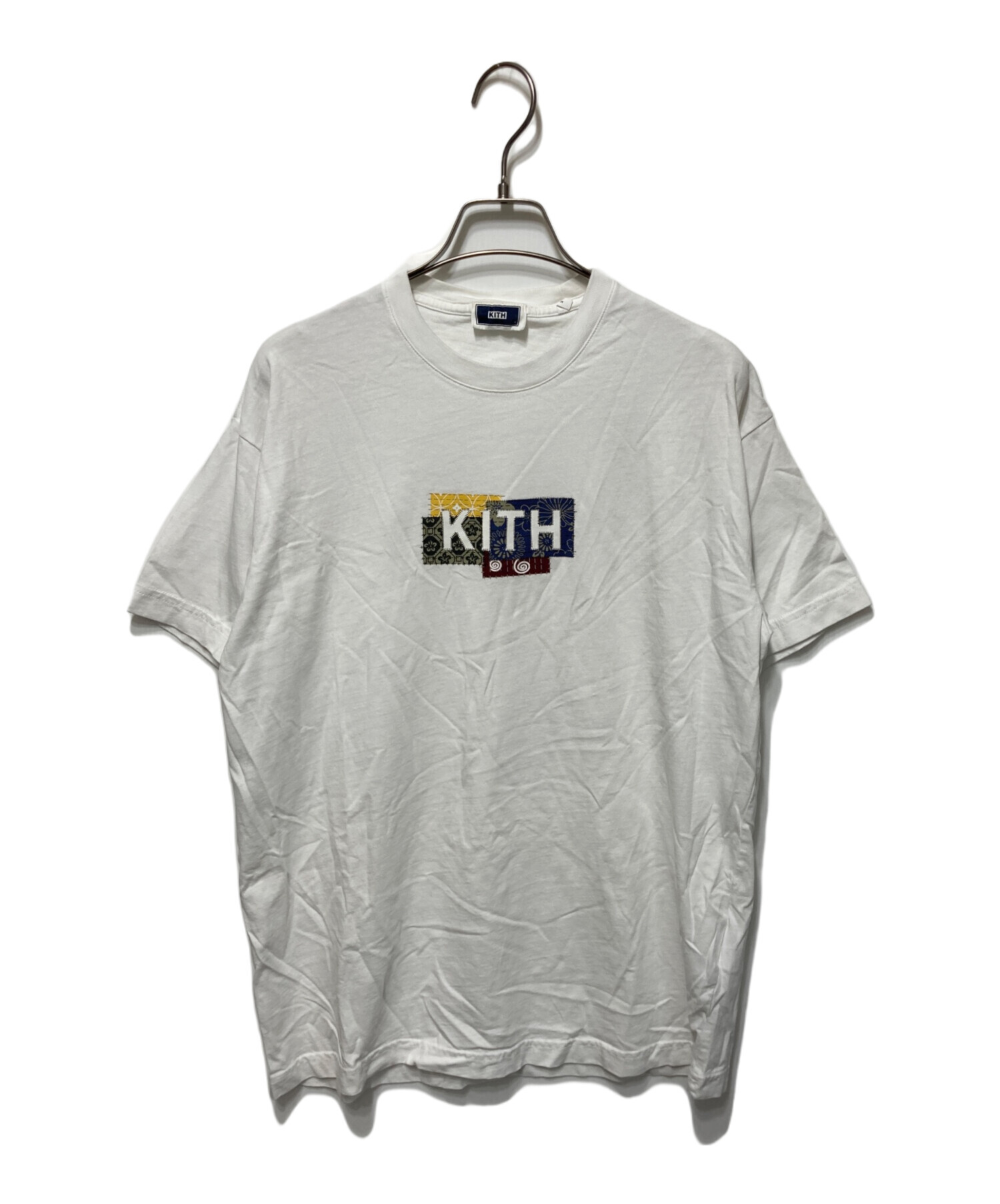 KITH キス ブルゾン（その他） L 白系x茶x青等(チェック) 【古着】【中古】 中古・古着通販】KITH (キス) Tokyo Boro Logo Tee ホワイト サイズ:s