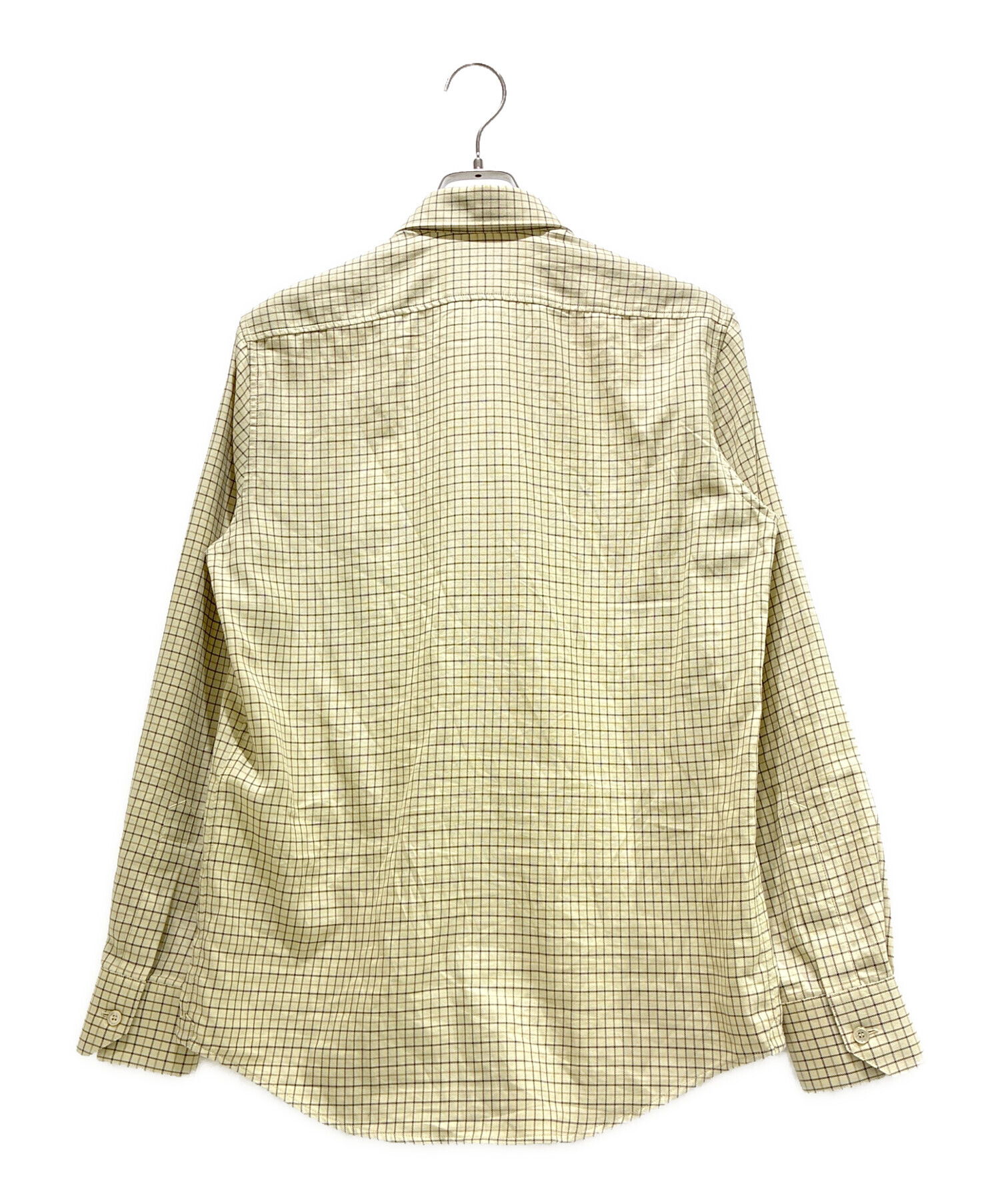 中古・古着通販】CELINE (セリーヌ) Triomphe Embroidered Check Loose