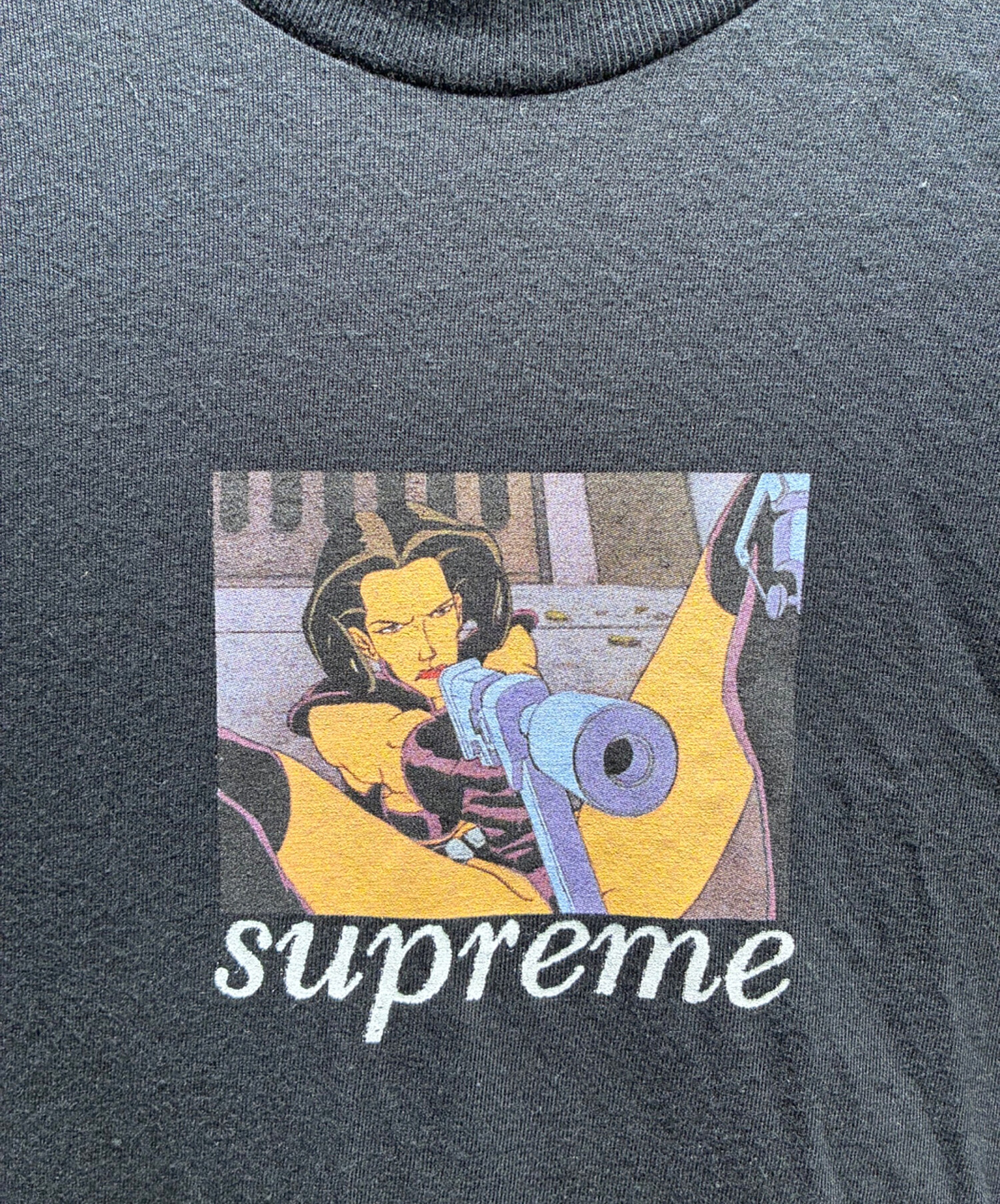 中古・古着通販】SUPREME (シュプリーム) Aeon Flux Gun Tee ブラック