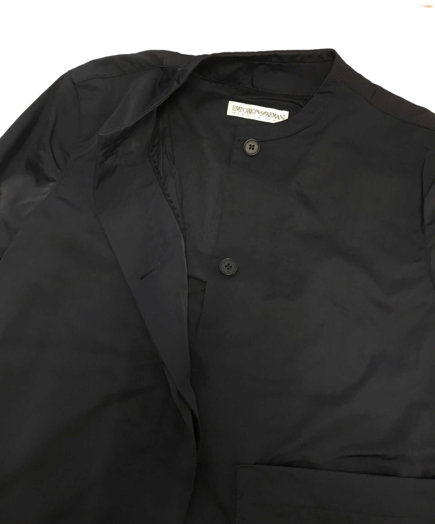 中古・古着通販】EMPORIO ARMANI (エンポリオアルマーニ) ノーカラー