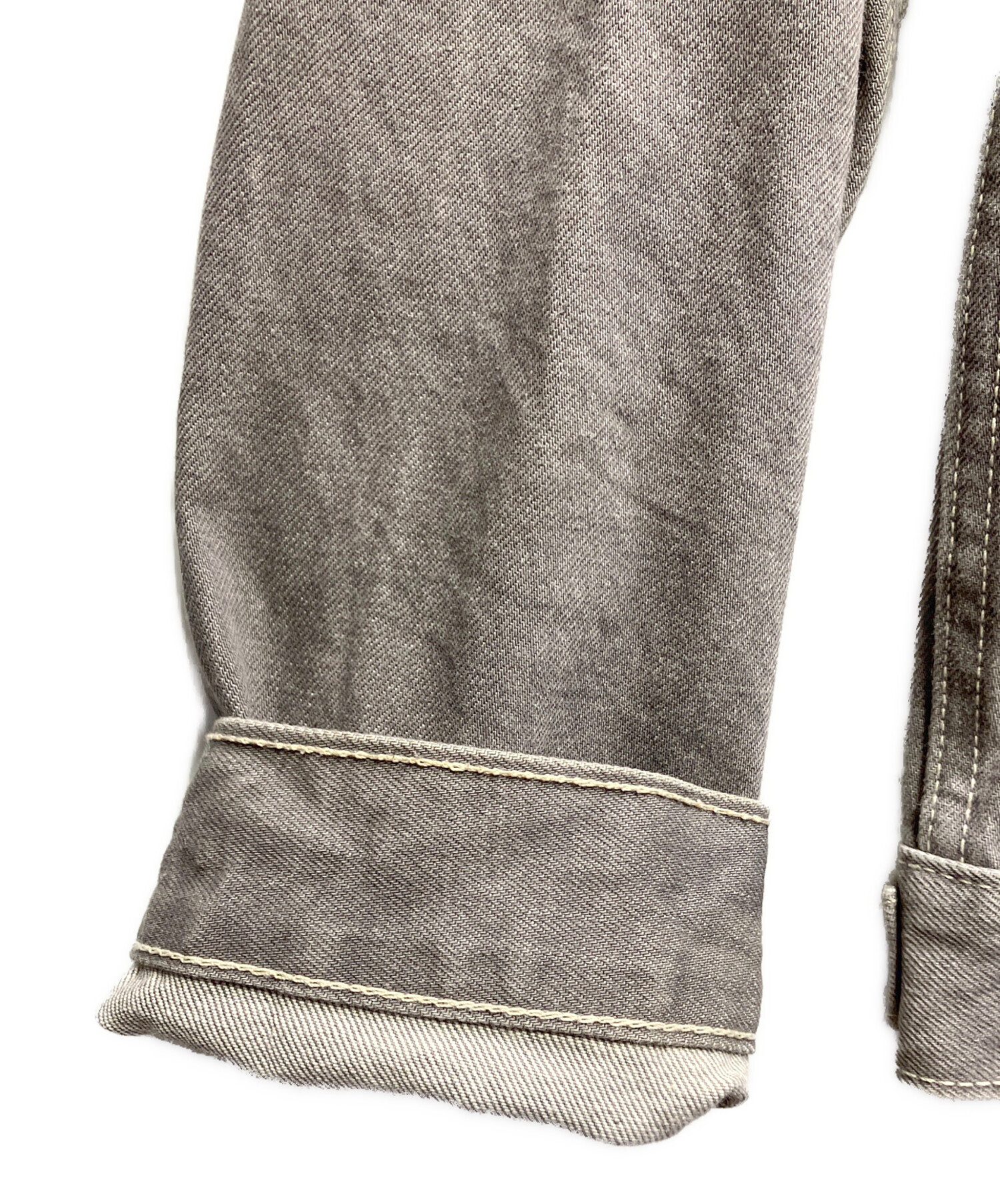 中古・古着通販】LEVI'S (リーバイス) デニムジャケット グレー サイズ