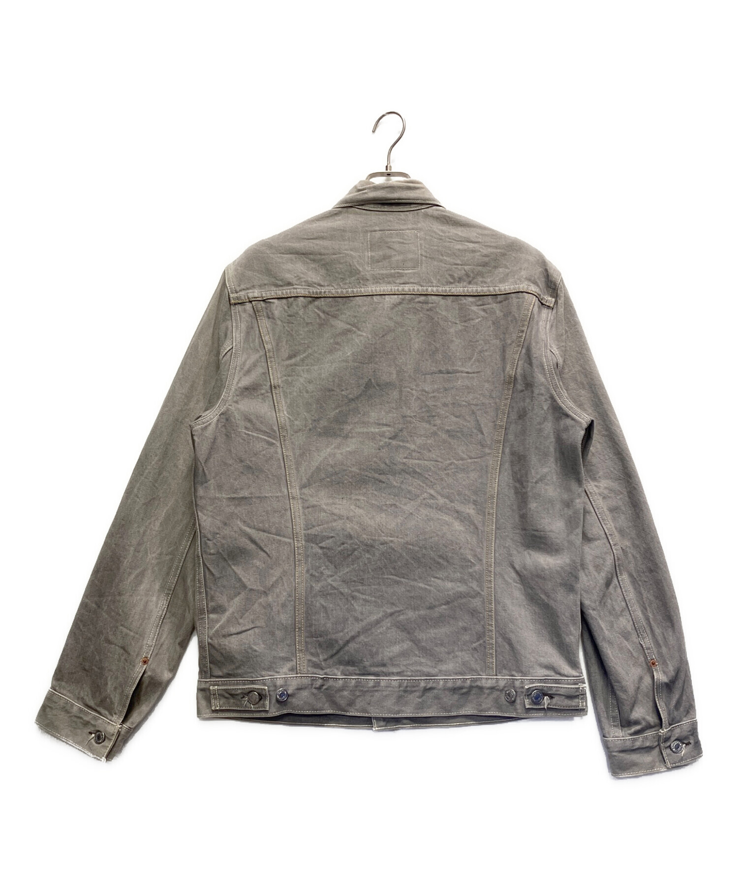 中古・古着通販】LEVI'S (リーバイス) デニムジャケット グレー サイズ