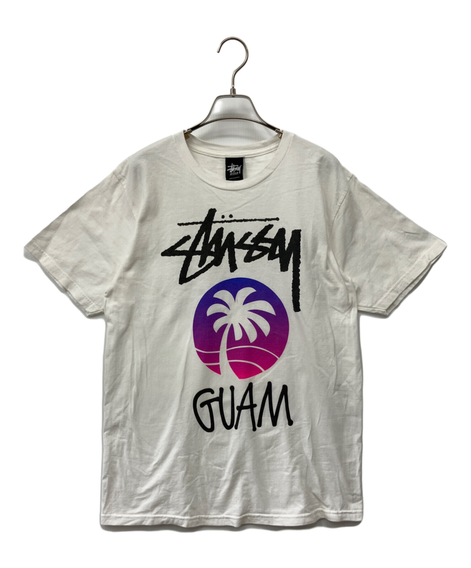 ❗️期間限定SALE❗️ステューシー グラフィック プリントロンT ホワイトM 中古・古着通販】stussy (ステューシー) プリントTシャツ ホワイト