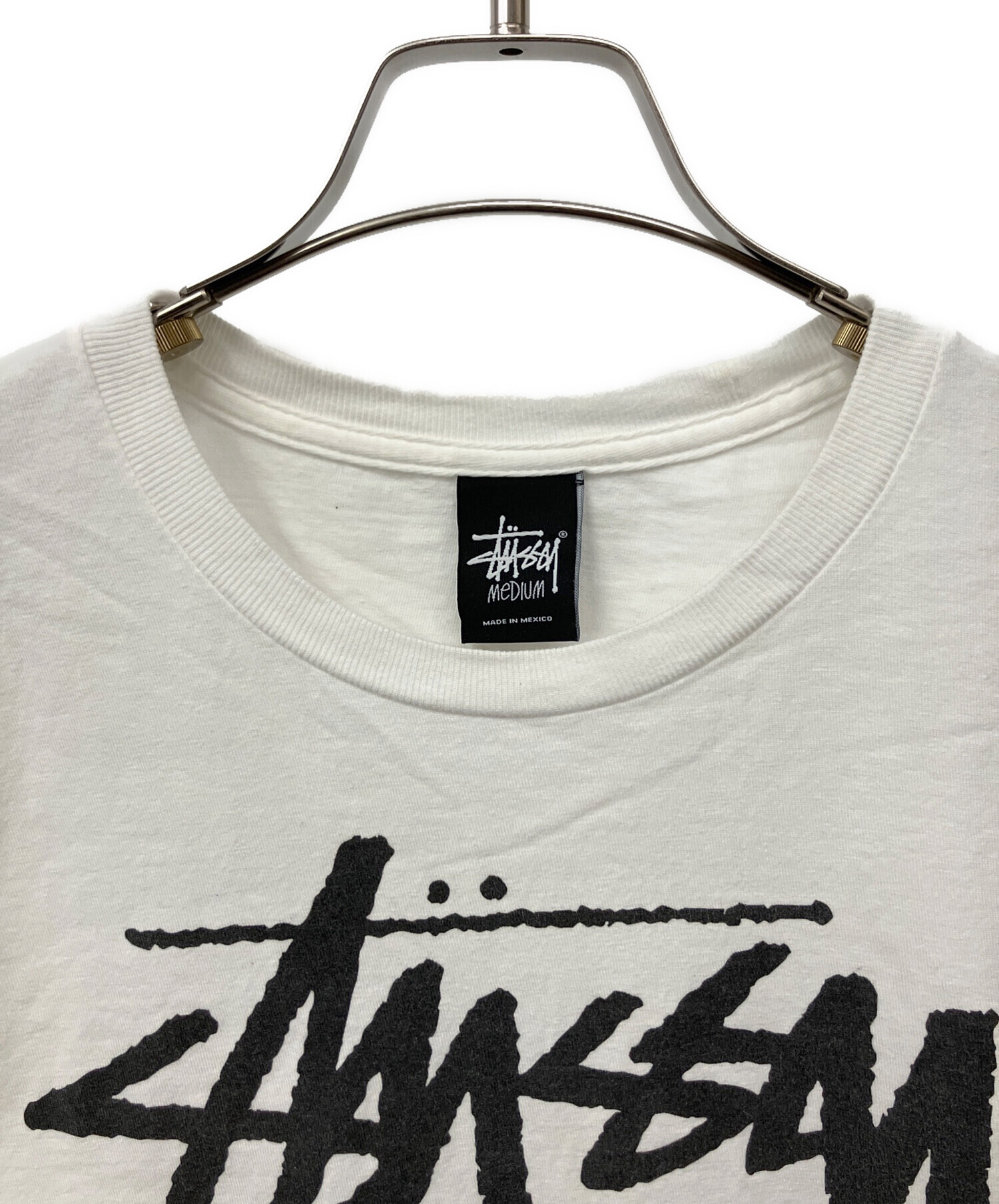 ❗️期間限定SALE❗️ステューシー グラフィック プリントロンT ホワイトM 中古・古着通販】stussy (ステューシー) プリントTシャツ ホワイト