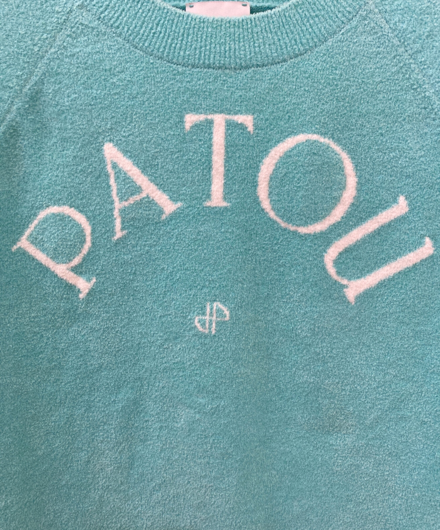 中古・古着通販】patou (パトゥ) ジャガードニット スカイブルー