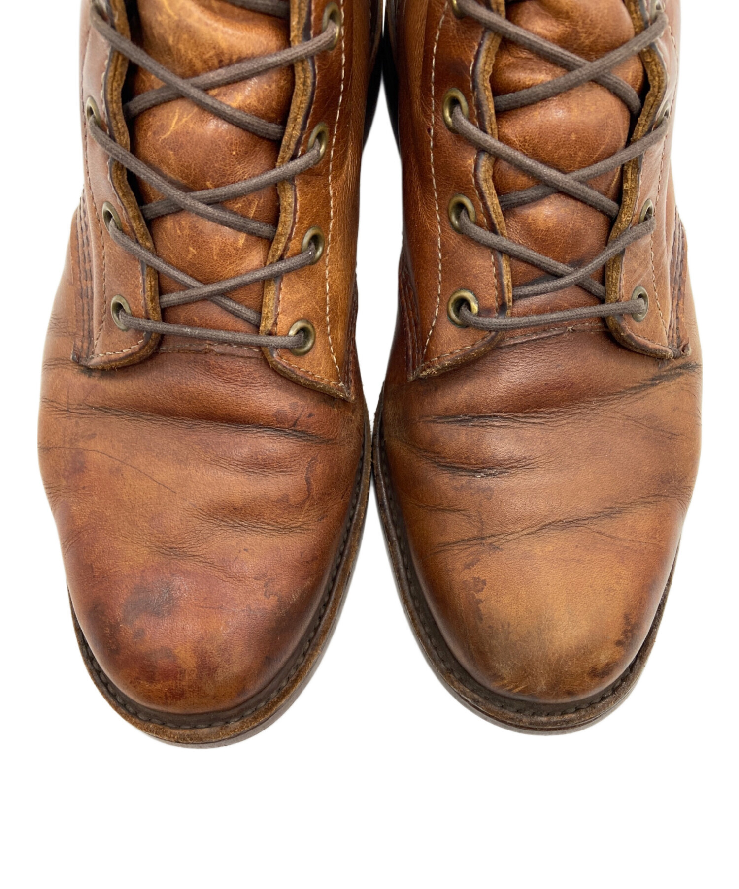 Chippewa チペワ/レザーブーツ/ブラウン/メンズスシューズ/ABランク/67【中古】 中古・古着通販】CHIPPEWA (チペワ) レースアップブーツ ブラウン
