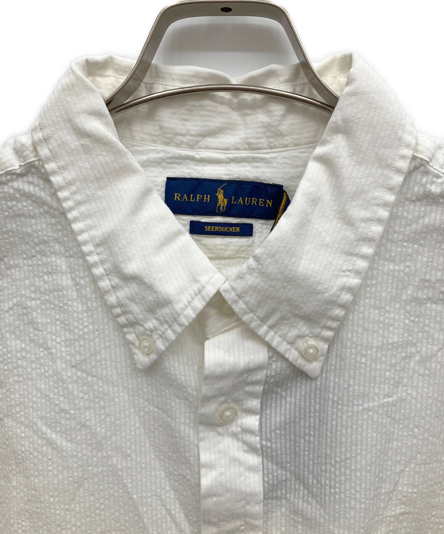 【美品✨大きいサイズ】ラルフローレン 半袖BDシャツ 2XL 白 中古・古着通販】RALPH LAUREN (ラルフローレン) 半袖BDシャツ