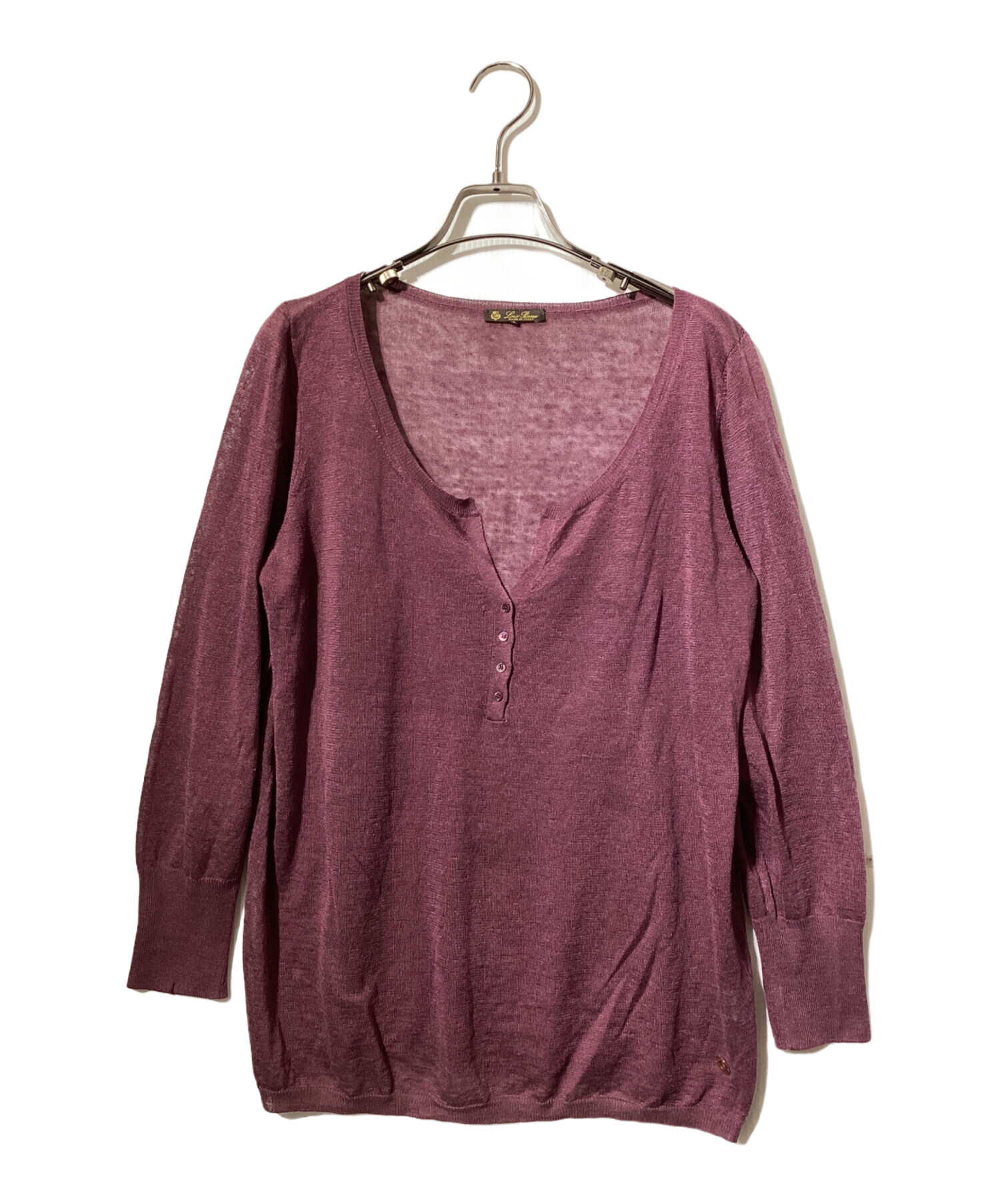 中古・古着通販】LORO PIANA (ロロピアーナ) シルク混リネンニット