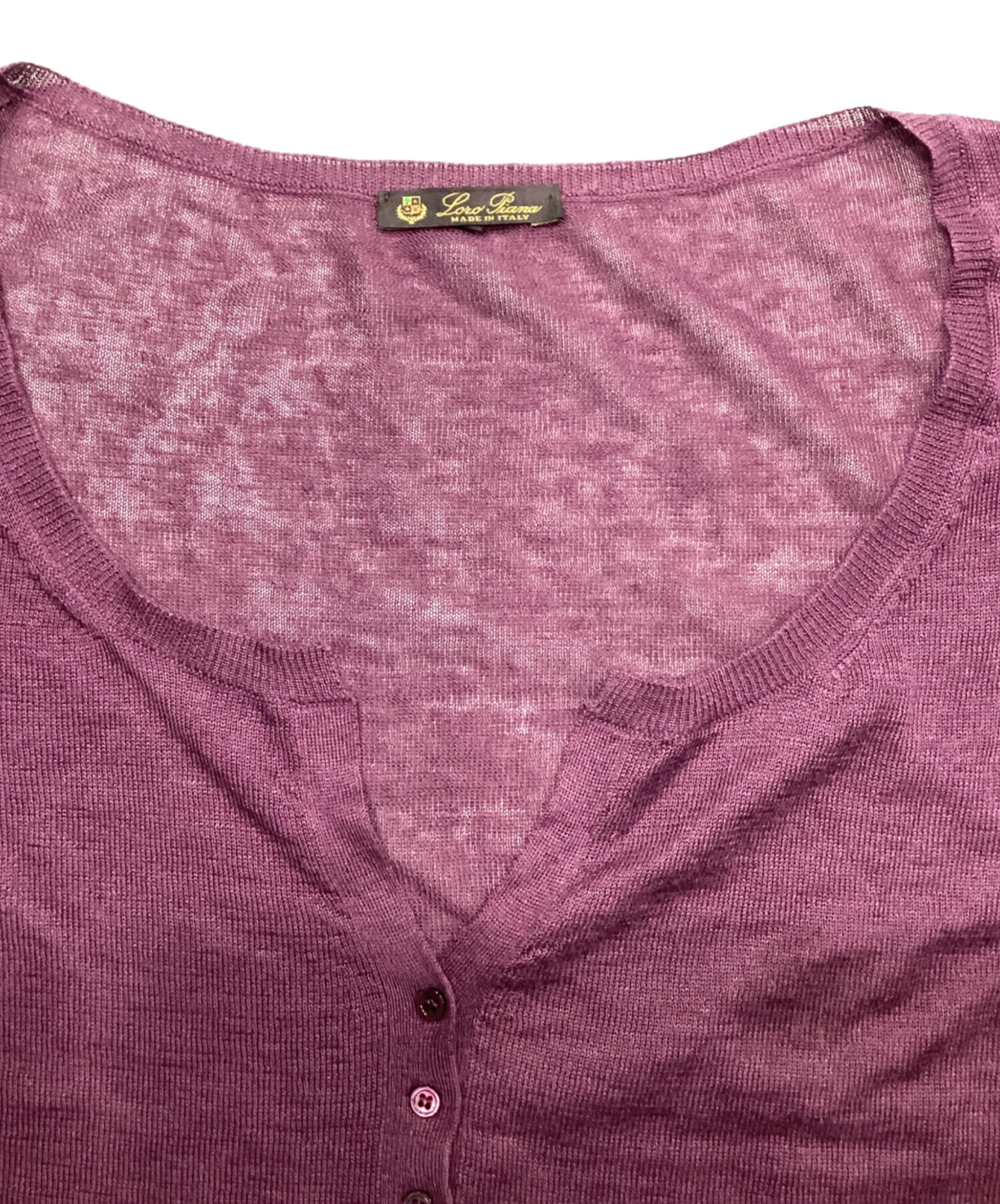 中古・古着通販】LORO PIANA (ロロピアーナ) シルク混リネンニット