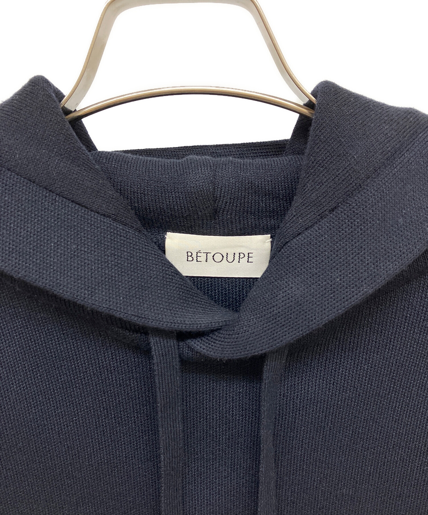 BÉTOUPE 今期モノSIX DEVE ニットフーディー 中古・古着通販】BETOUPE (ベトゥープ) SIX DEVE ニットフーディー