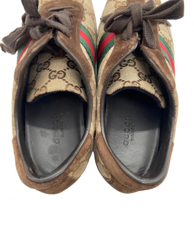 中古・古着通販】GUCCI (グッチ) GGキャンバスローカットスニーカー