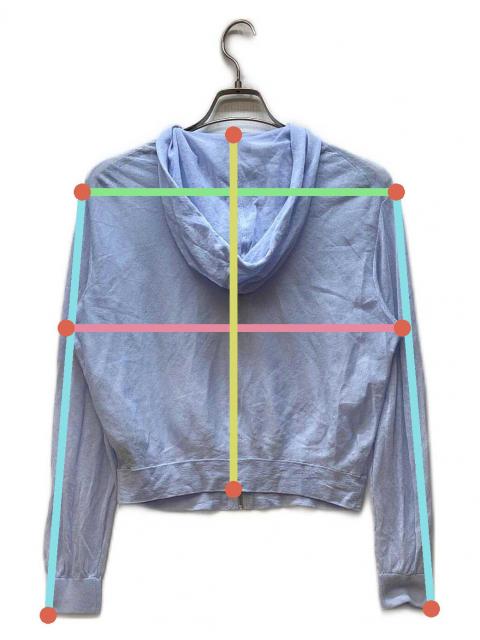 新品25SS セオリー シアークレープ ジップアップフーディ 中古・古着通販】theory (セオリー) ジップパーカー/Sheer Crepe Zip