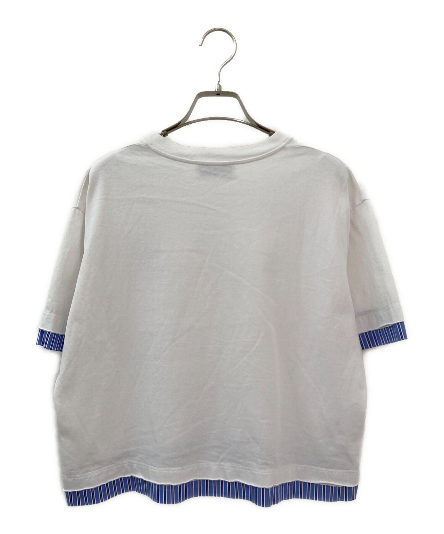 中古・古着通販】MIU MIU (ミュウミュウ) レイヤードロゴTシャツ