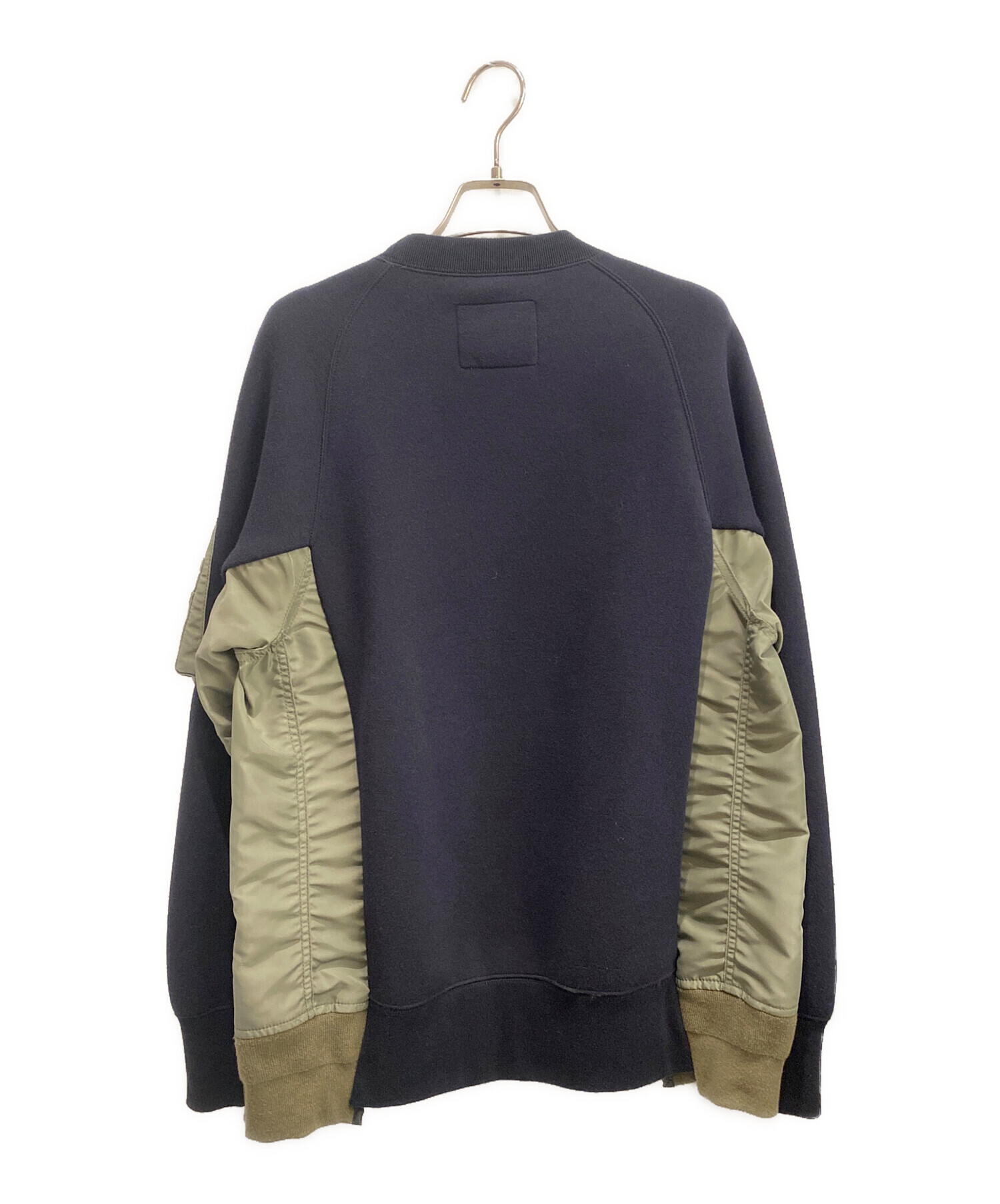 中古・古着通販】sacai (サカイ) Sponge Sweat x Nylon Twill Pullover
