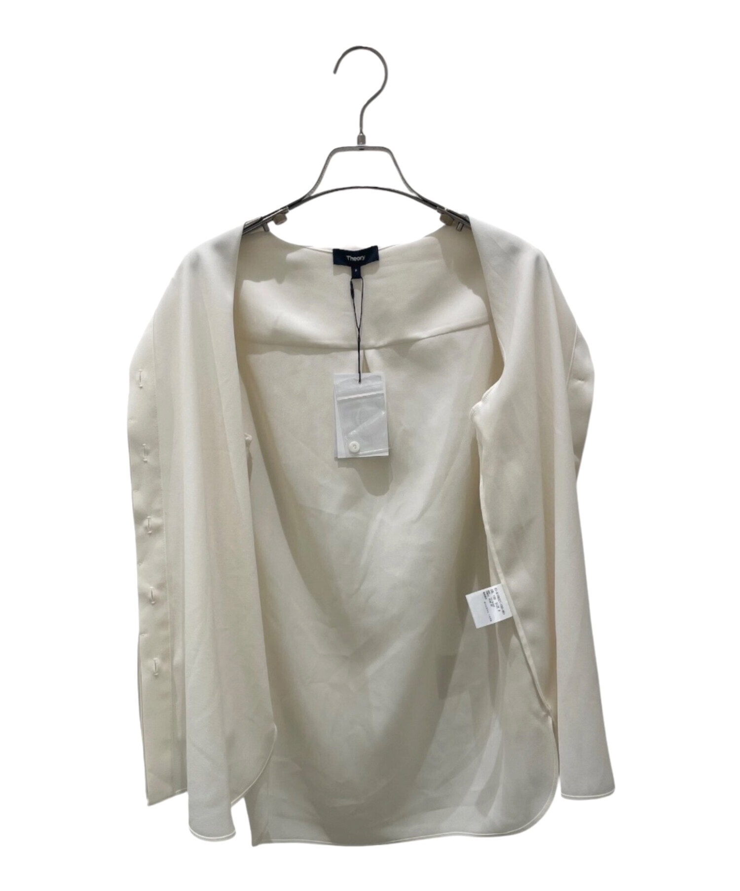 中古・古着通販】theory (セオリー) Prime Georgette Tie Blouse 