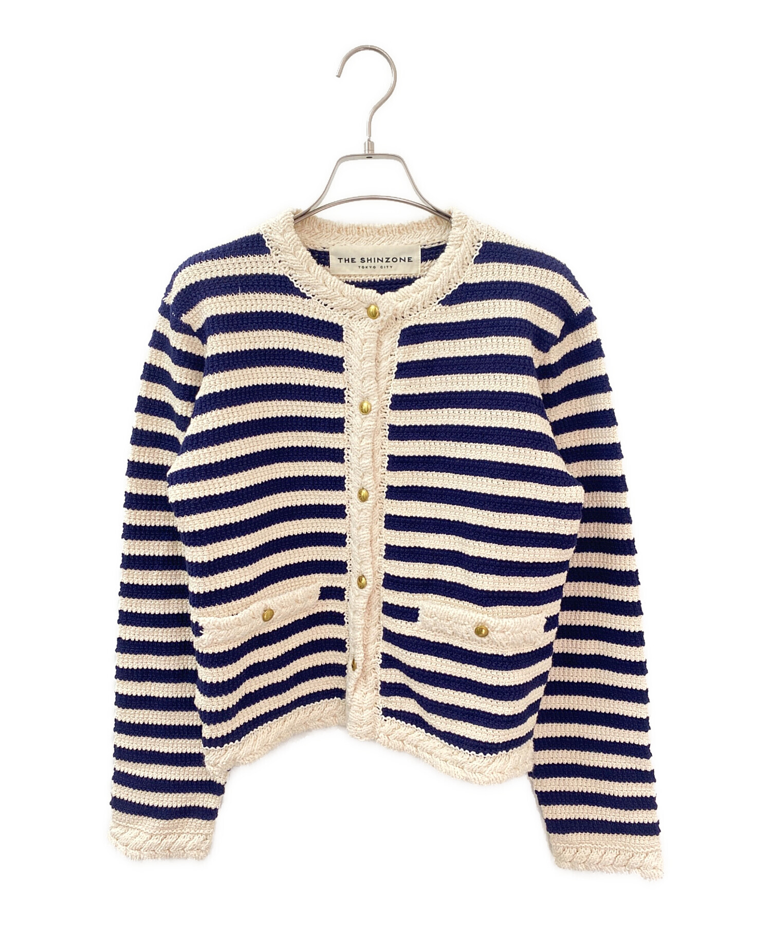 中古・古着通販】THE SHINZONE (ザ シンゾーン) CROCHET KNIT JACKET