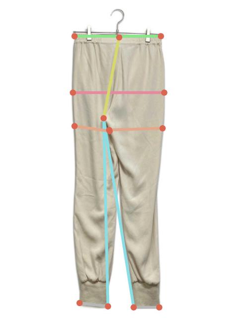中古・古着通販】Col Pierrot (コルピエロ) Rib Pants アイボリー