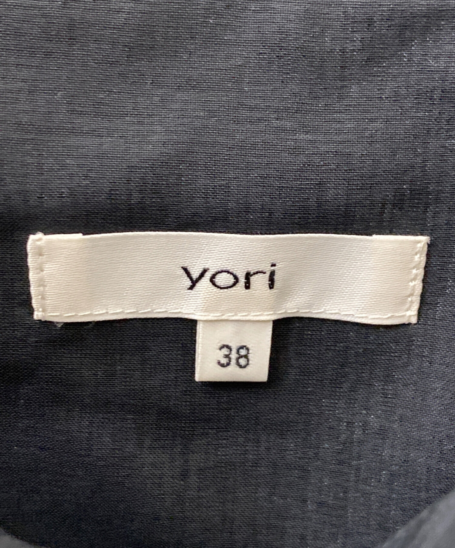 中古・古着通販】YORI (ヨリ) ドライツイードサロペット ブラック