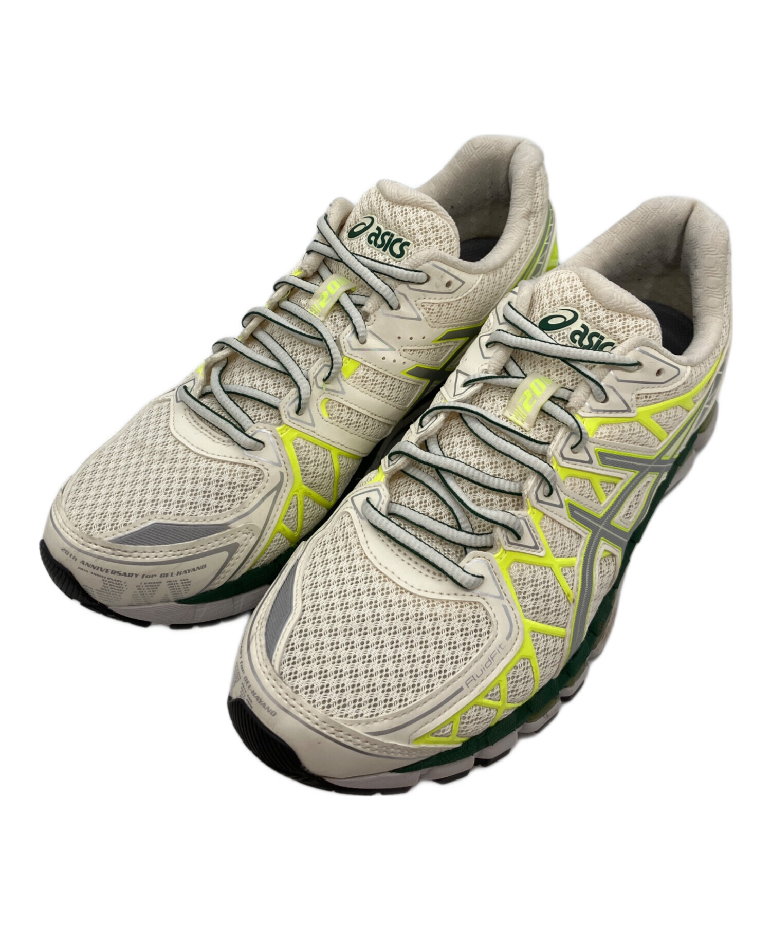asics アシックス スニーカー 28cm 白 【古着】【中古】【送料無料】 中古・古着通販】asics (アシックス) スニーカー ホワイト サイズ:28