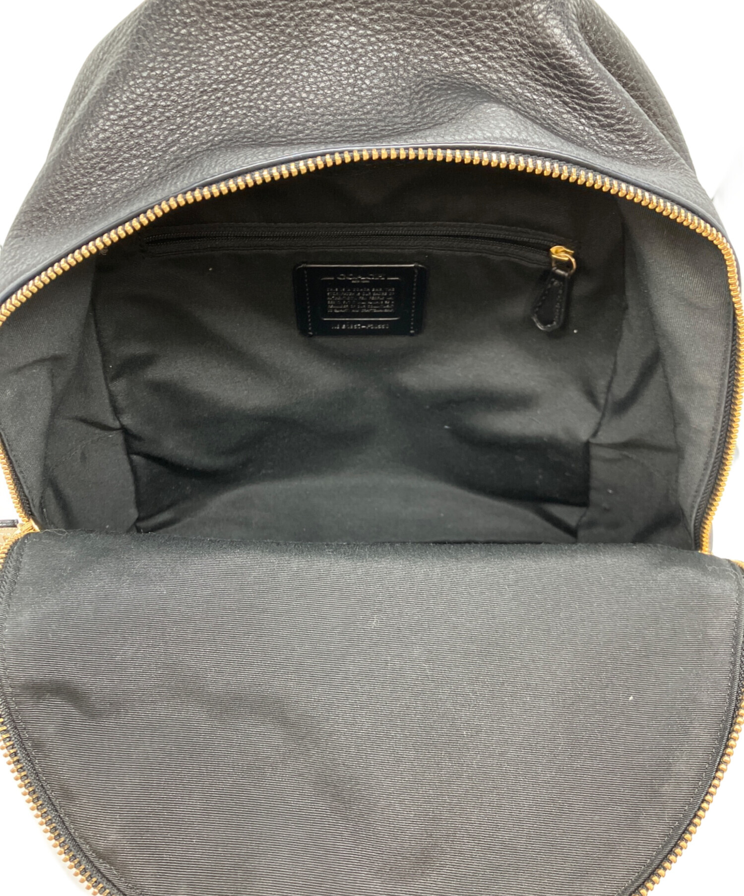 中古・古着通販】COACH (コーチ) Medium Charlie Backpack ブラック